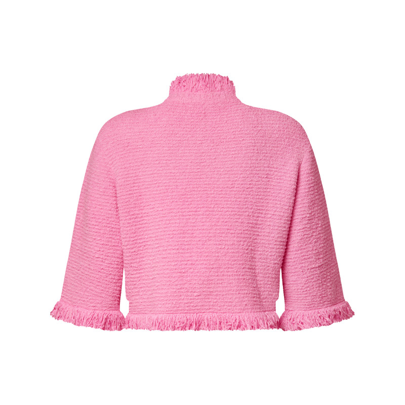 Fringe Hem Toweling Jacket 3