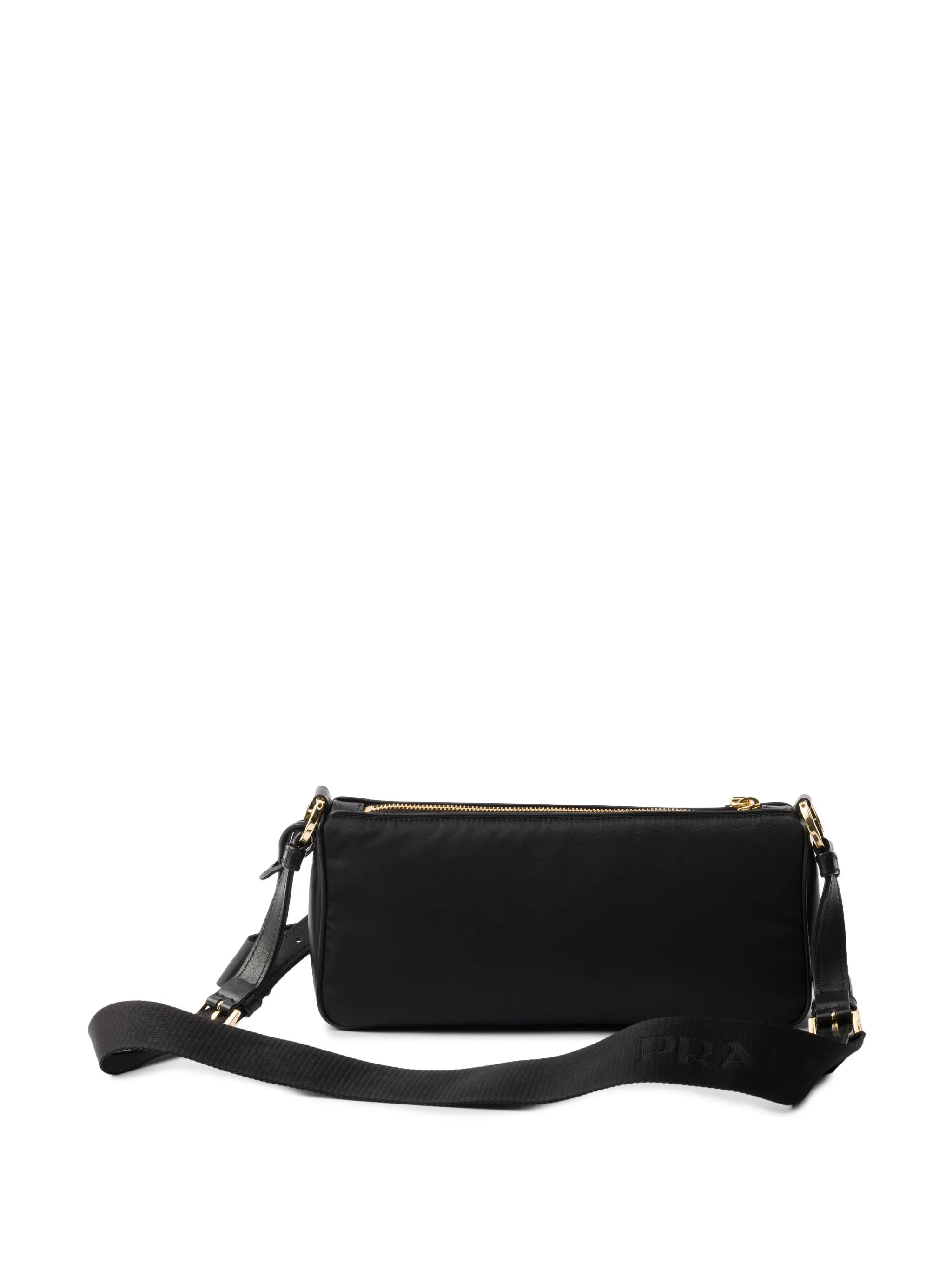 Small Leather-trim Shoulder Bag - 4
