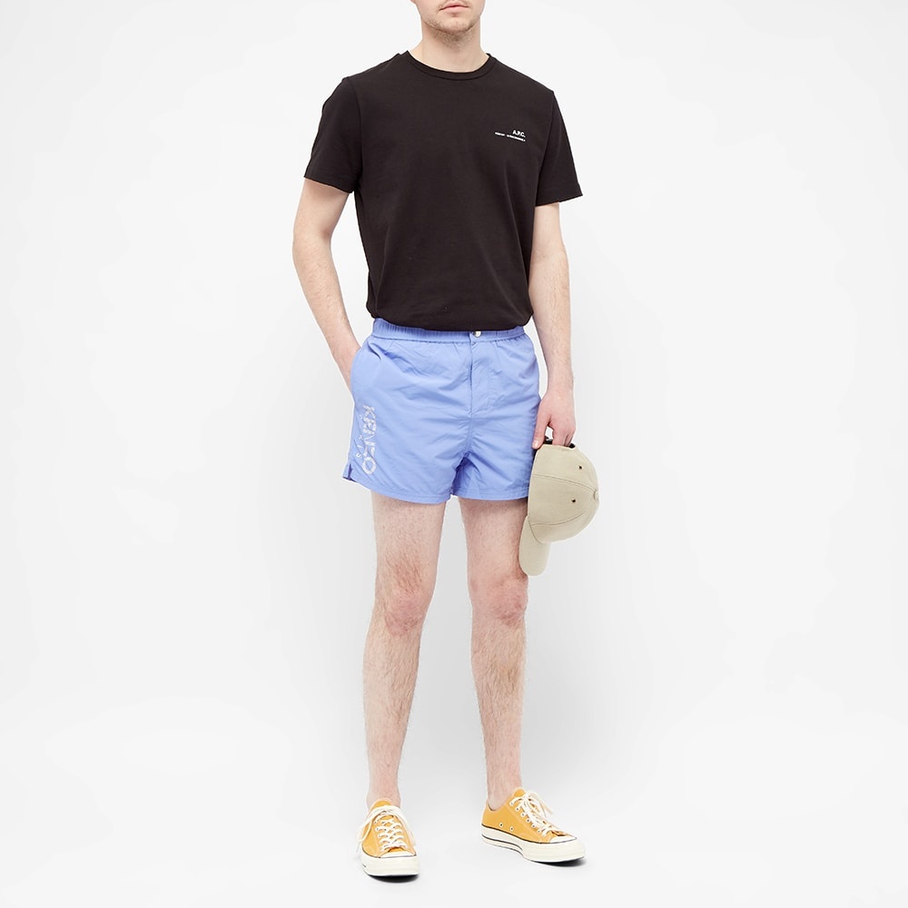 Kenzo Short Paris Logo Swim Trunk - 6