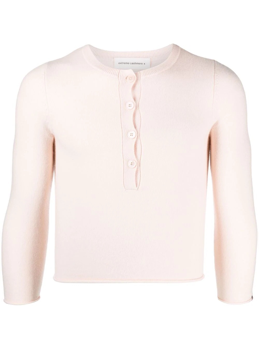 fitted cashmere-blend top - 1