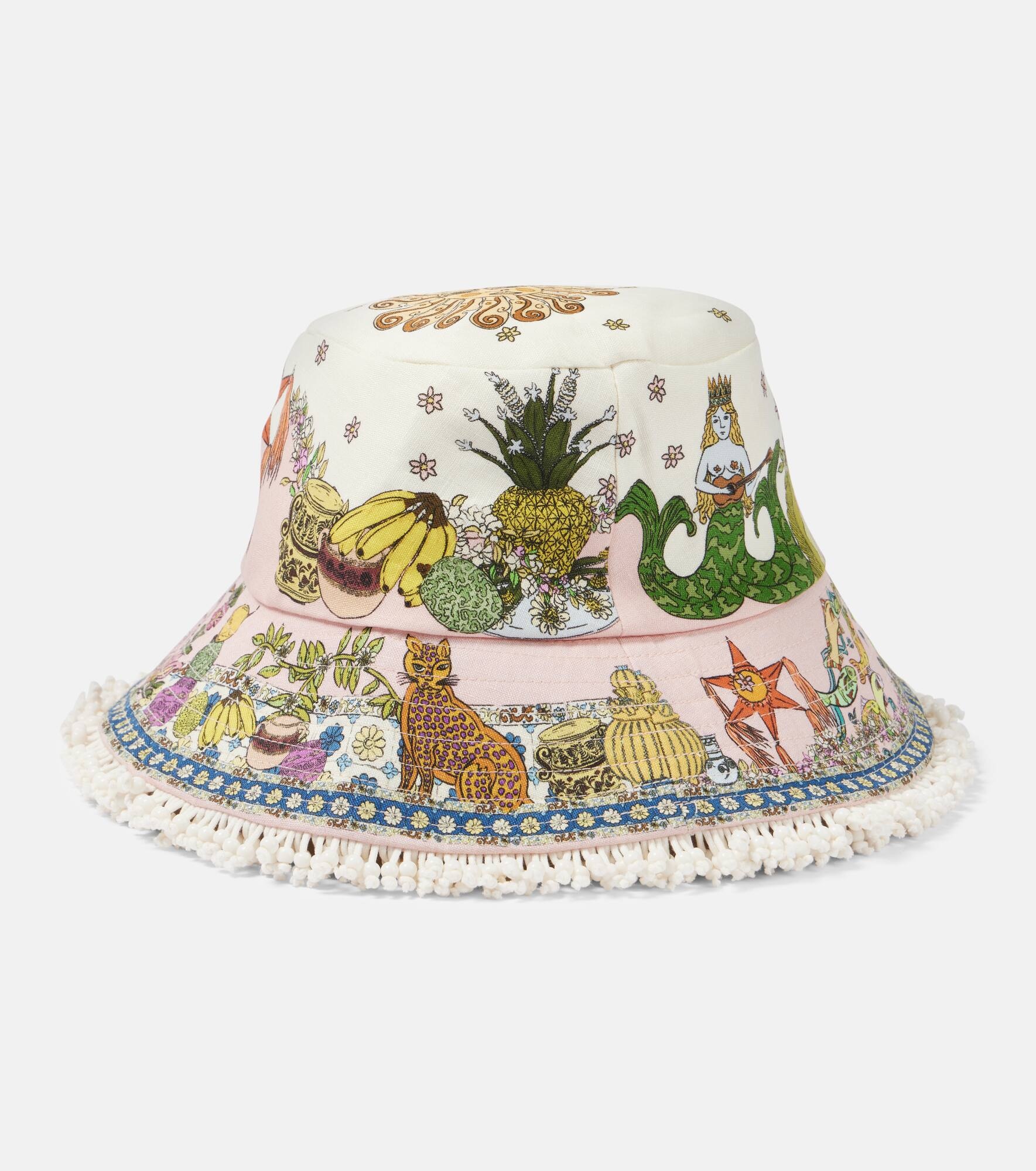 Hazel linen bucket hat - 4