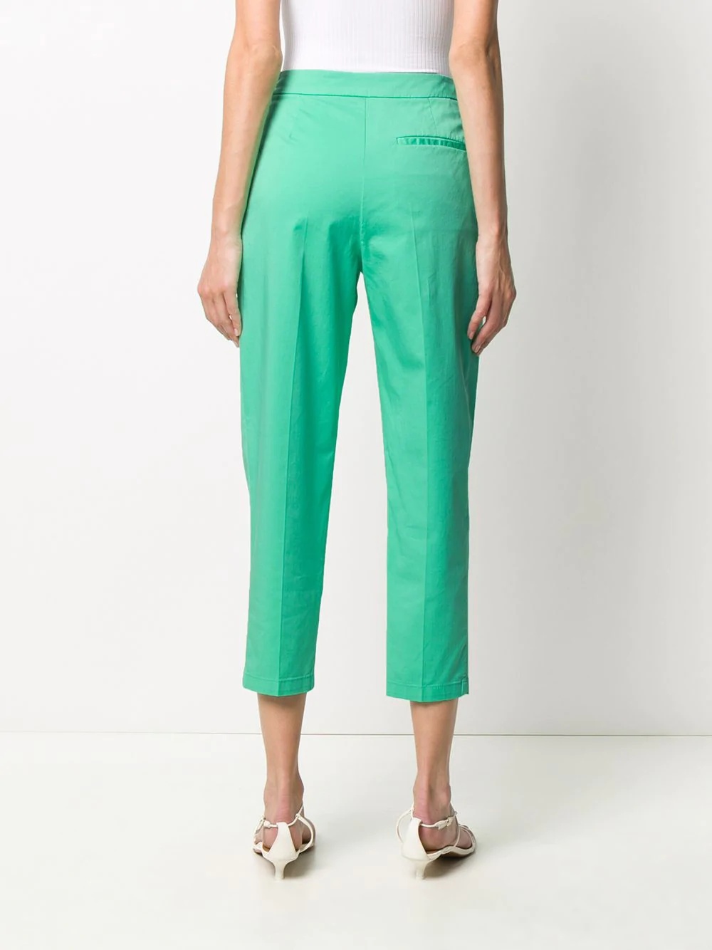 tapered cropped trousers - 4