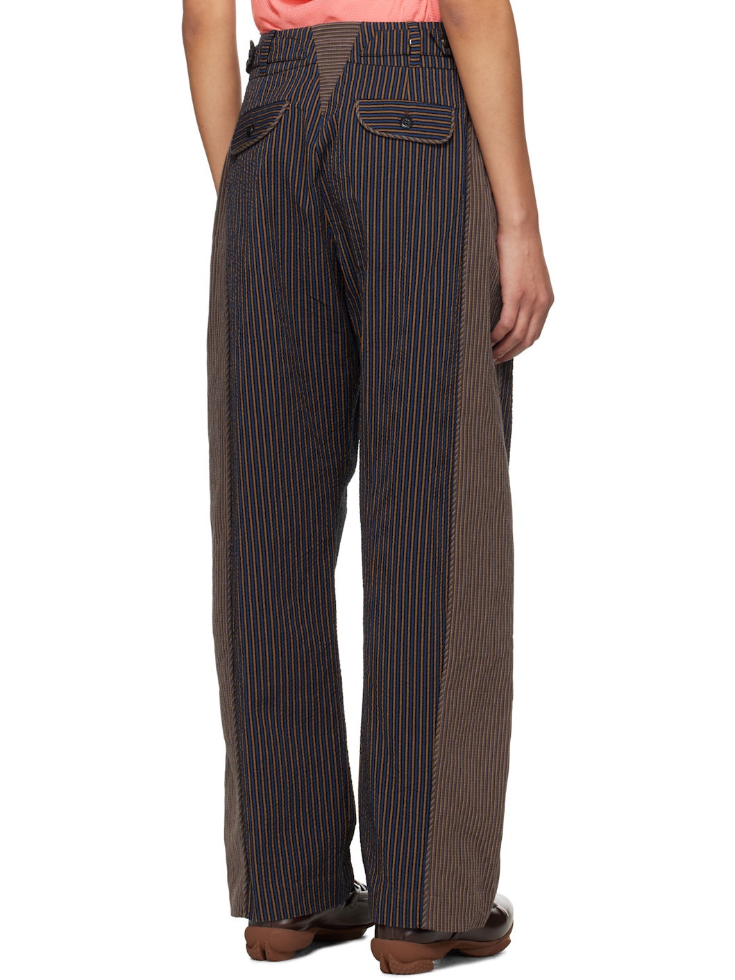 Multicolor Cauda Pleated Trousers - 3