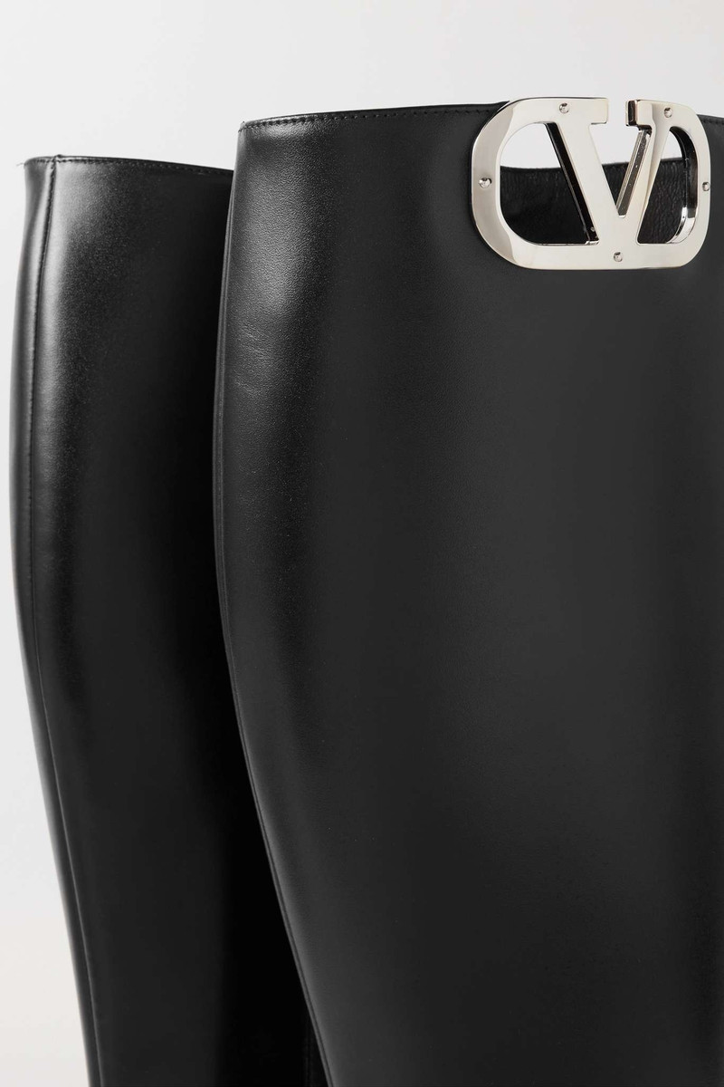 Valentino Garavani VLOGO Type 30 leather knee boots 4