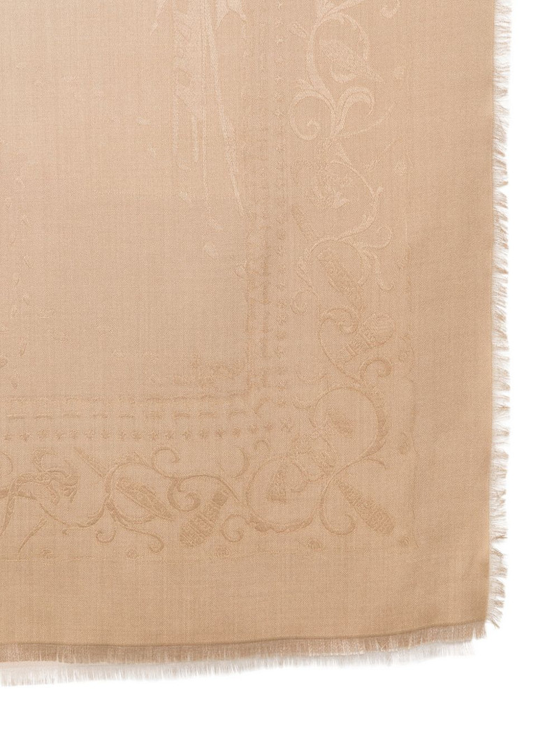 FERRAGAMO fringed-hem scarf outlook