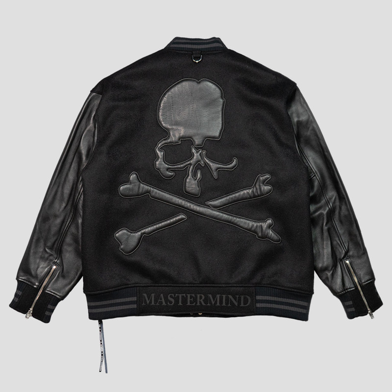 mastermind JAPAN CASHMERE VARSITY JACKET outlook