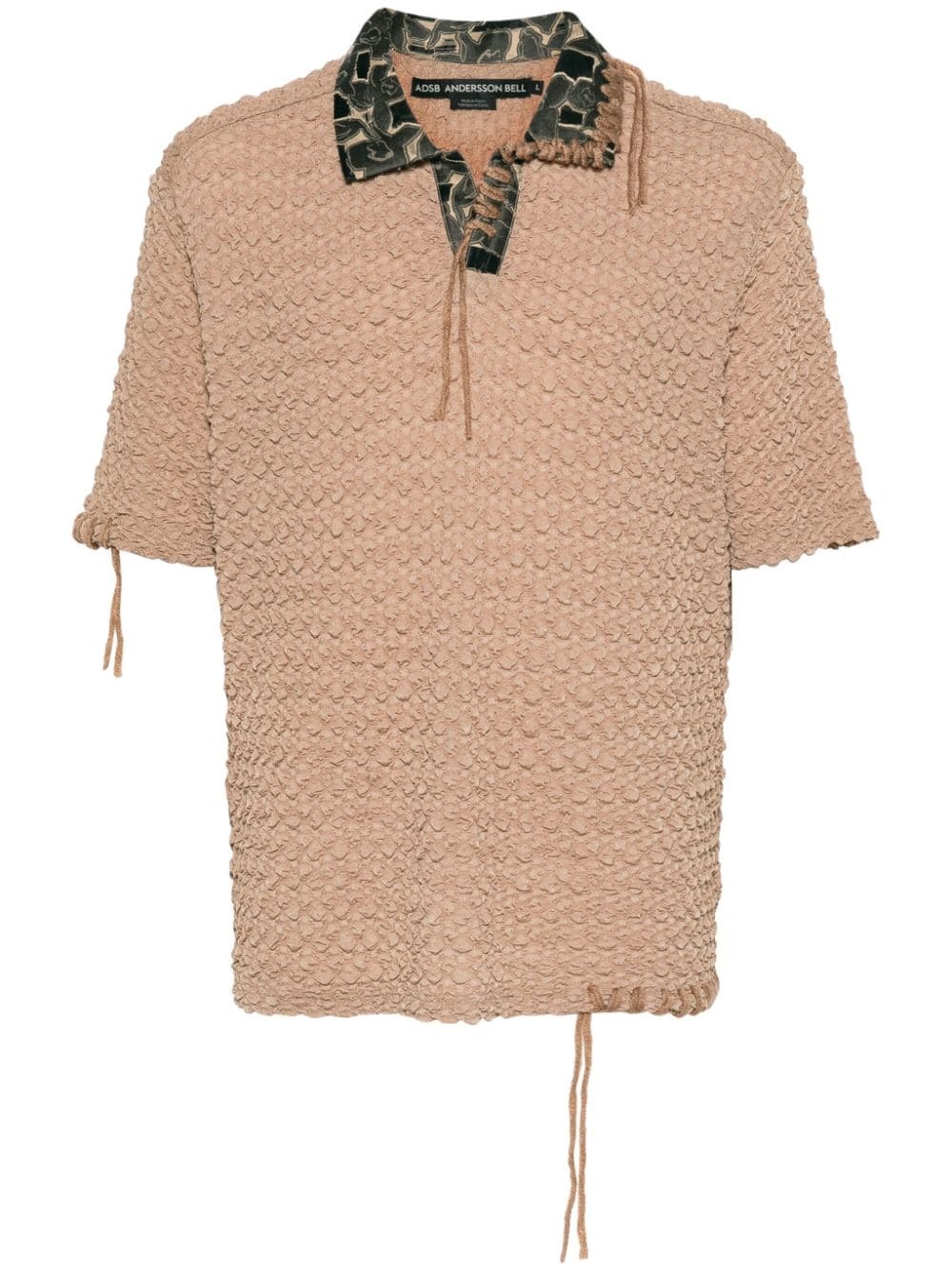 Sapa bubble-knit polo shirt - 1