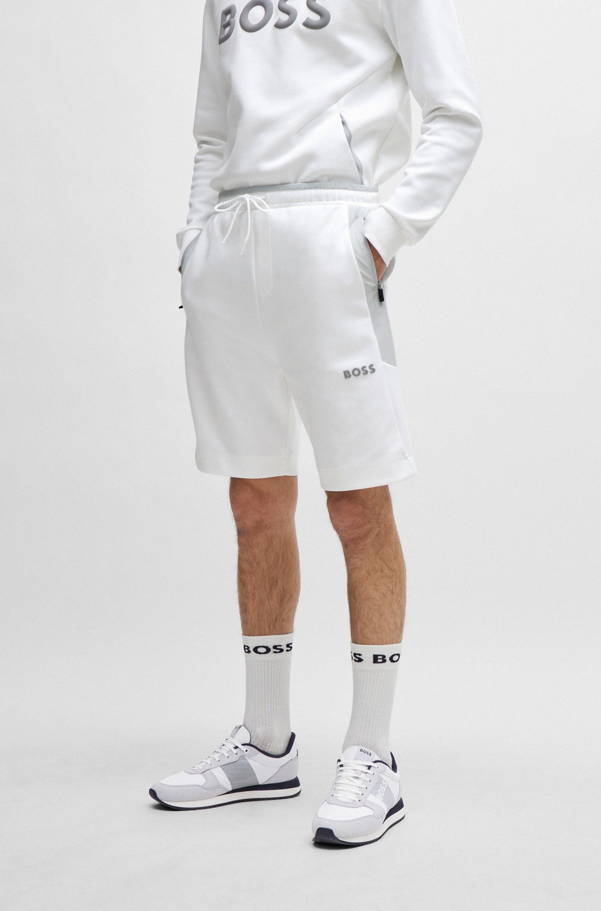 SHORTS WITH 3D-MOLDED LOGO - 2