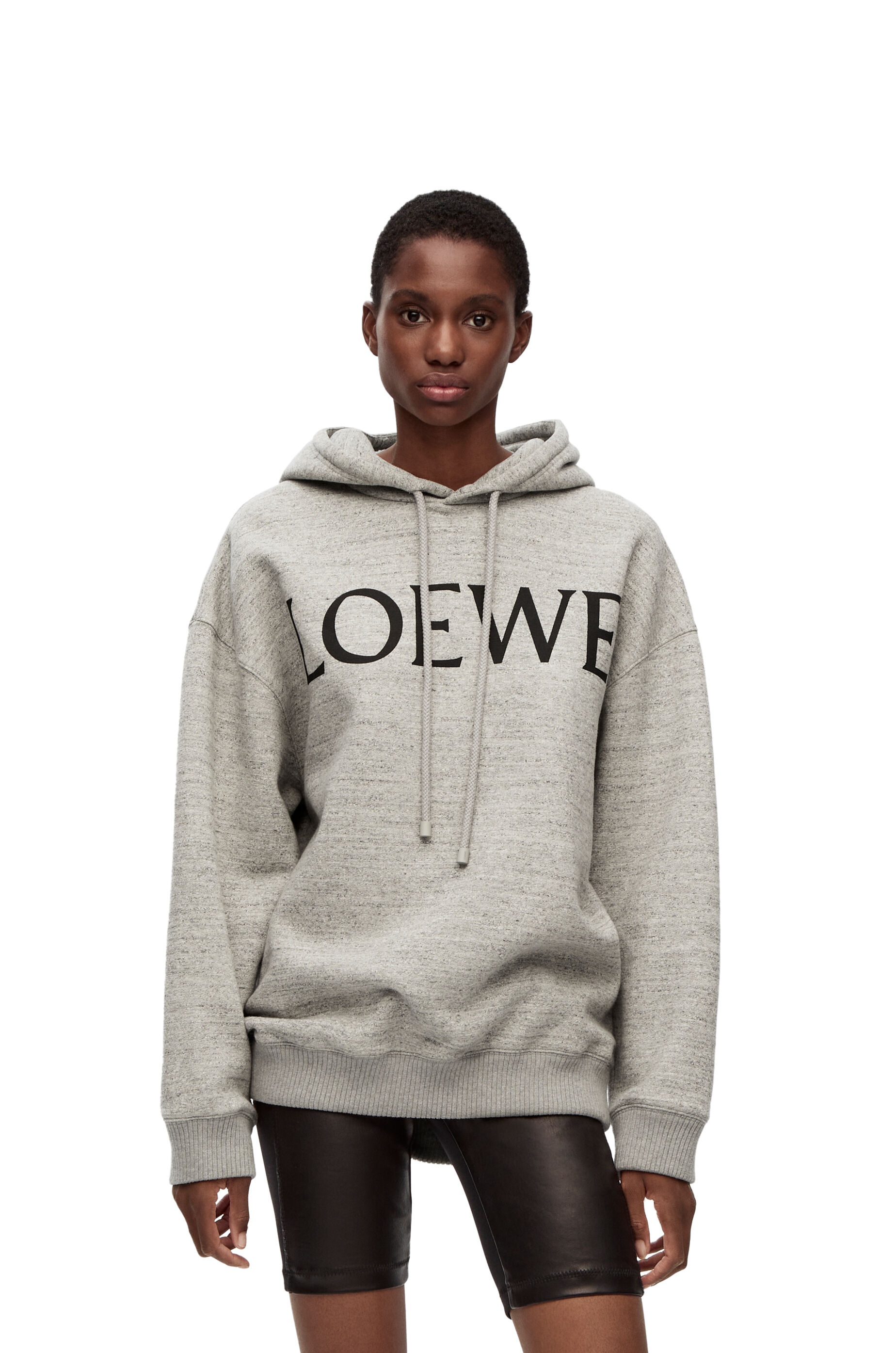 Oversized fit hoodie in cotton - 3