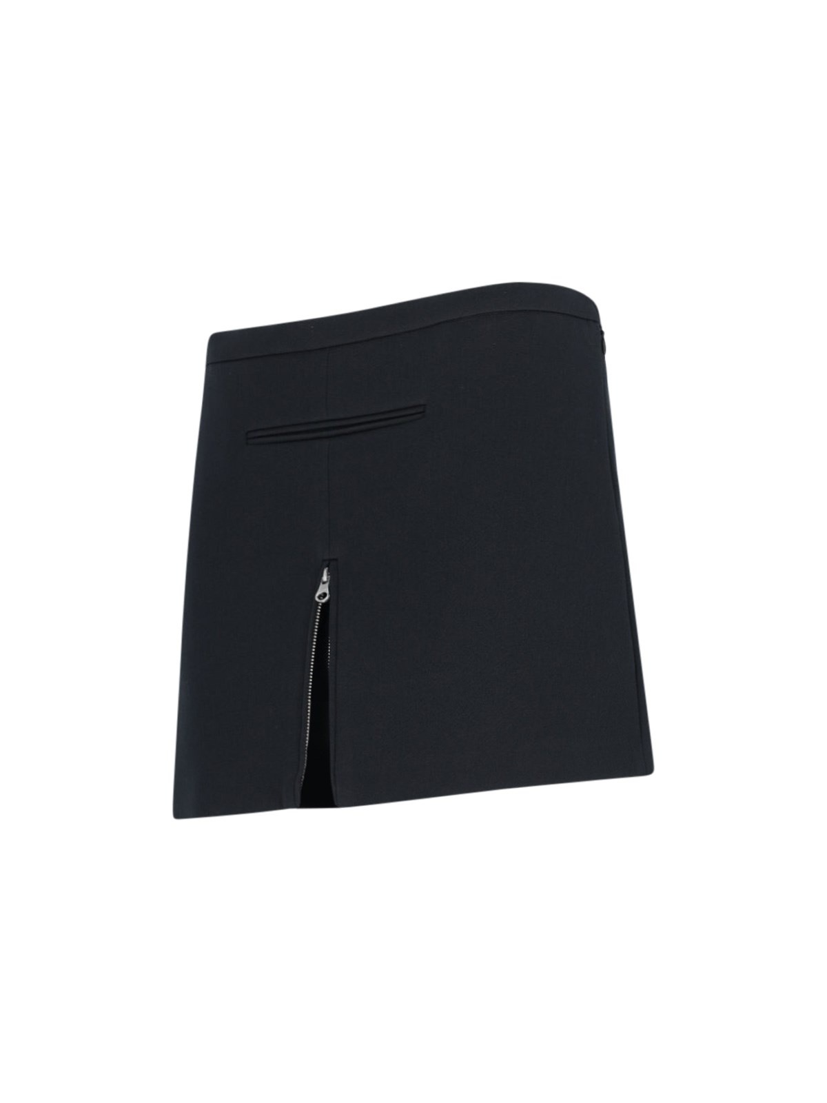ZIPPED MINI SKIRT - 3