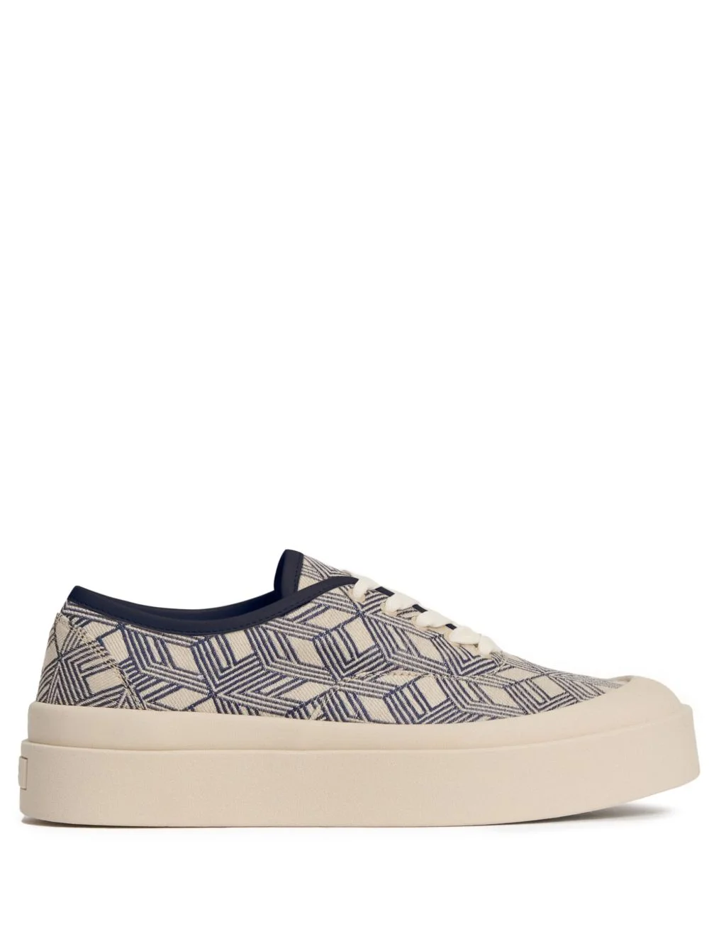 geometric-pattern sneakers - 1
