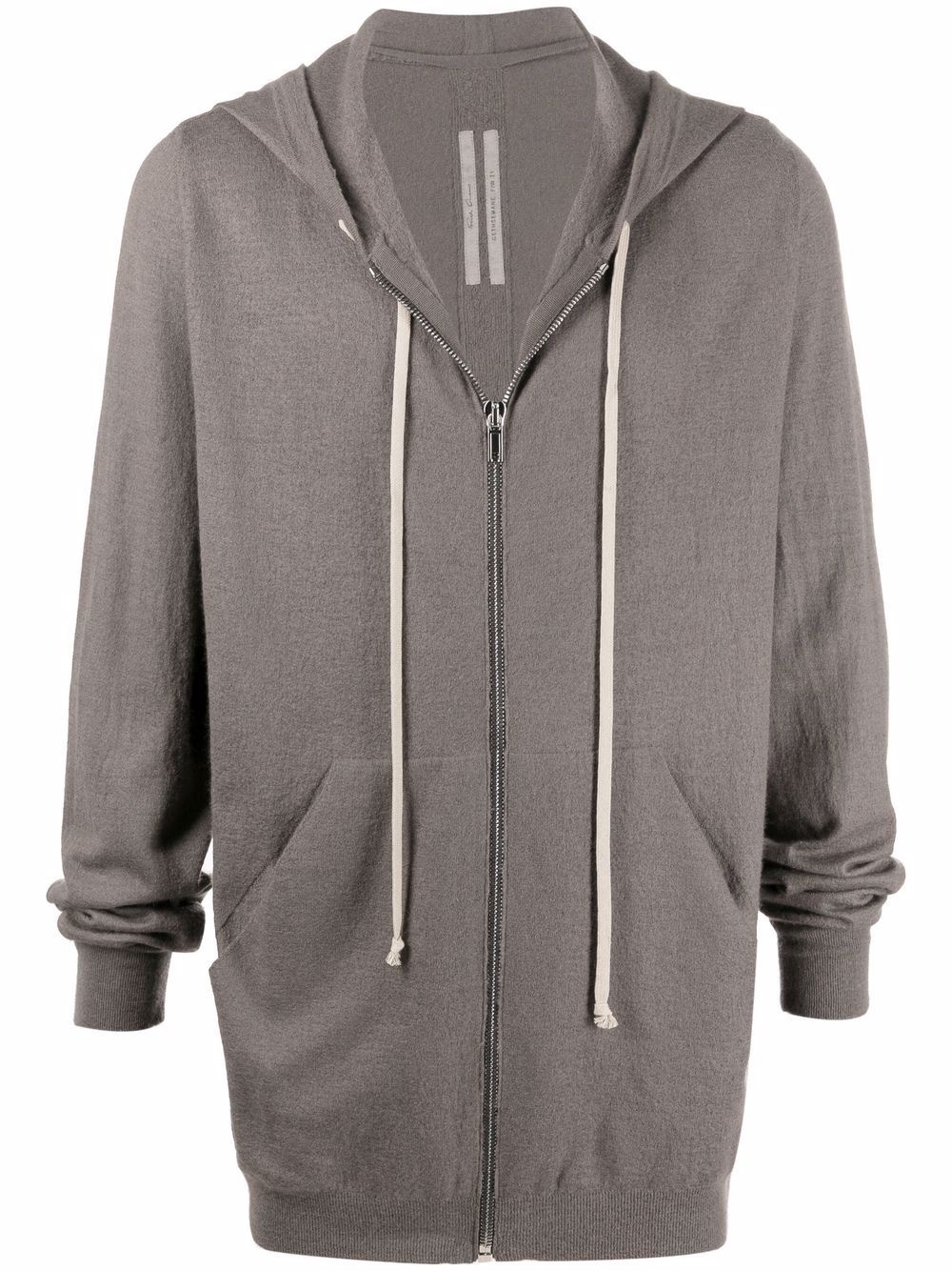 cashmere zipped hoodie - 1