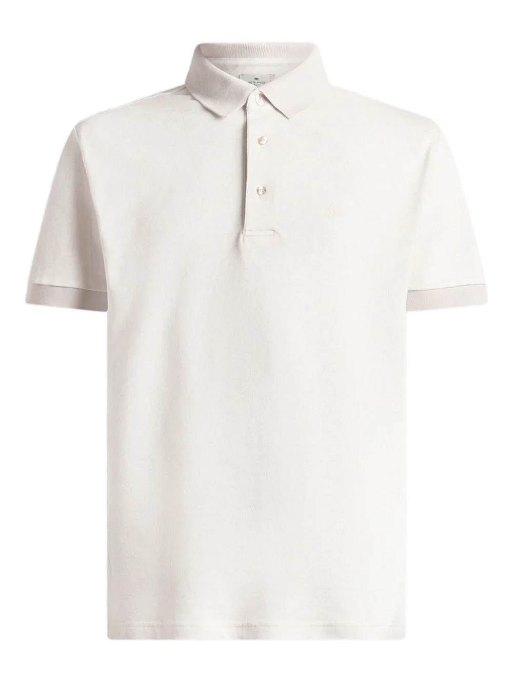 arnica-motif cotton polo shirt - 1