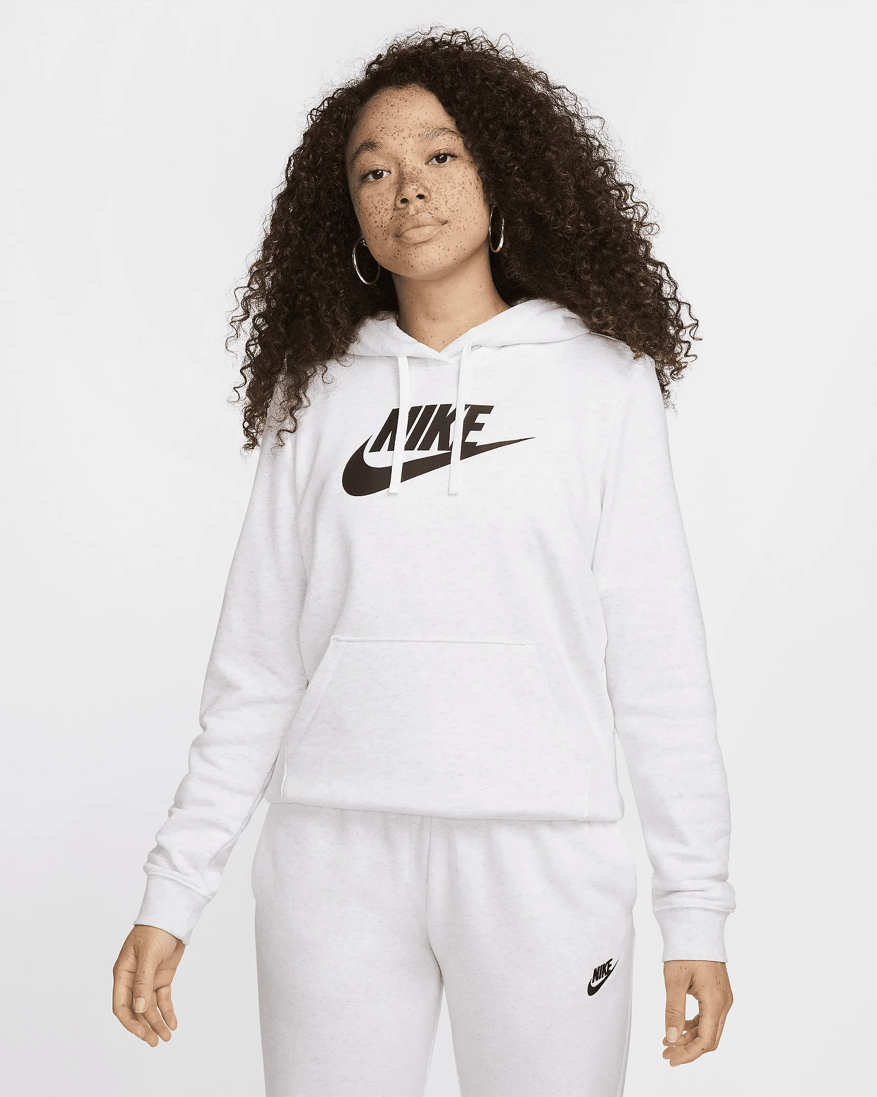 Nike Sportswear Club Fleece Women's Logo Pullover Hoodie - 1