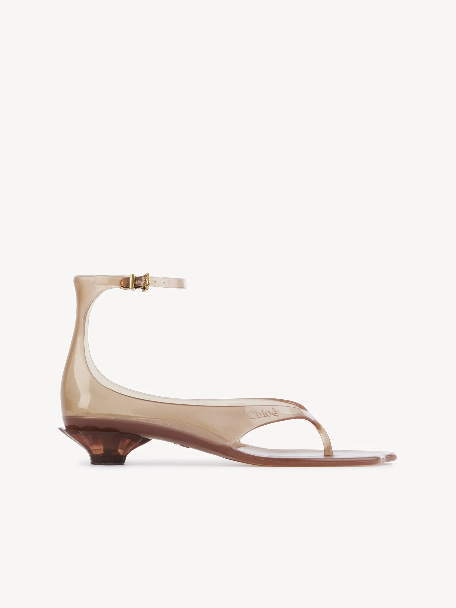 CHLOÉ JELLY HEELED SANDAL - 1