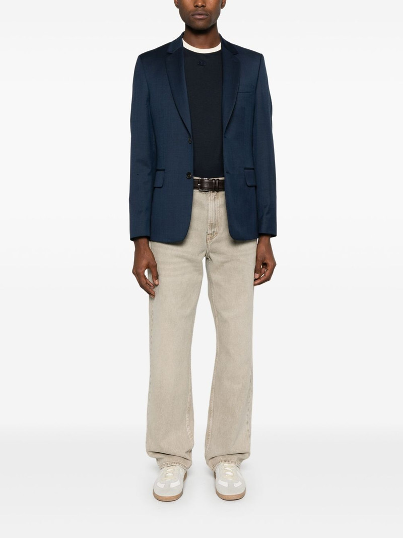 Sandro contrast-trim T-shirt outlook
