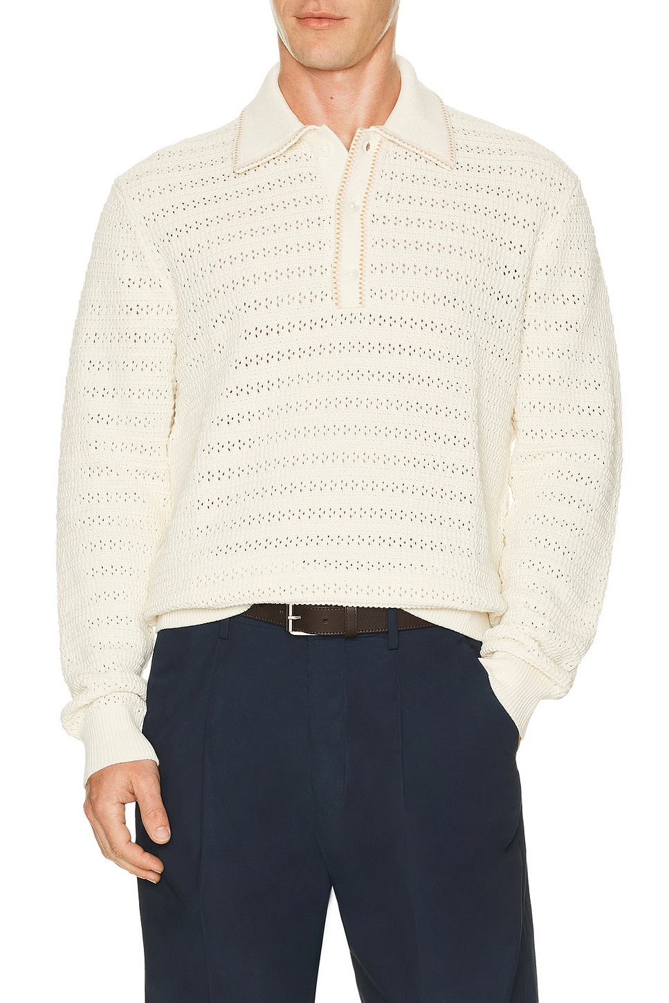 Josh Long Sleeve Polo 6636 - 3