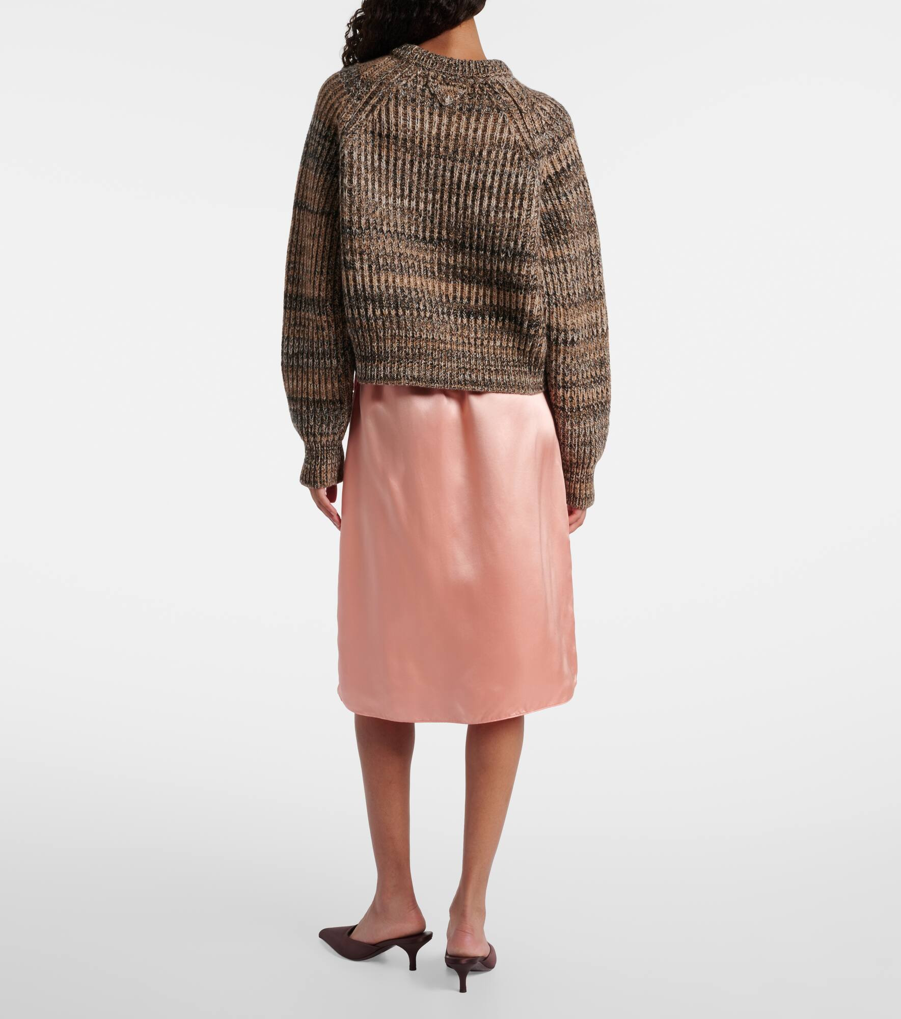 Silk midi skirt - 3