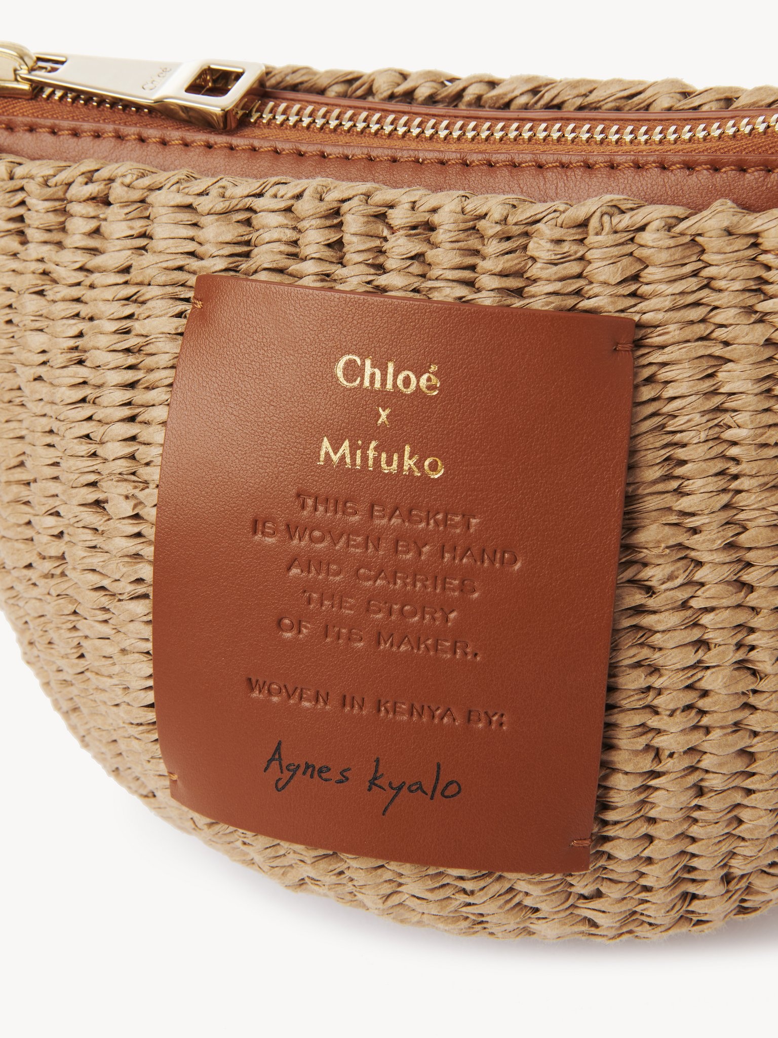 CHLOÉ ZIPPERED MINI BASKET - 6