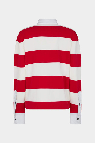 DSQUARED2 STRIPED KNIT POLO outlook