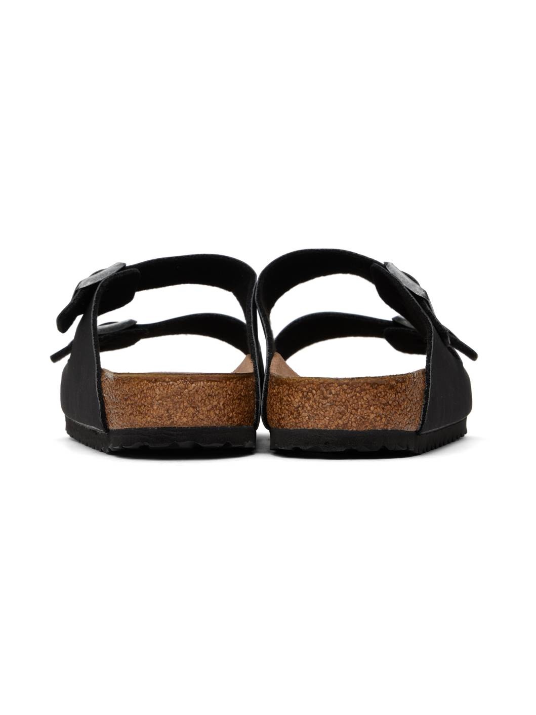 Black Regular Arizona Vegan Sandals - 2
