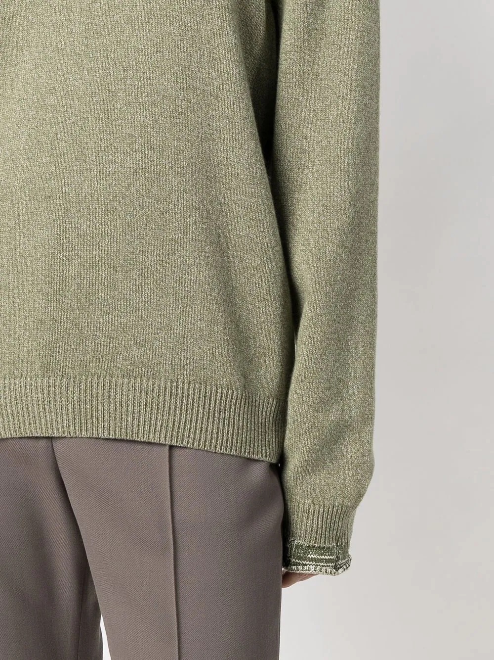 round neck knit jumper - 5
