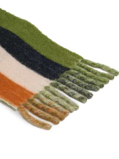 Marni embroidered-logo scarf outlook