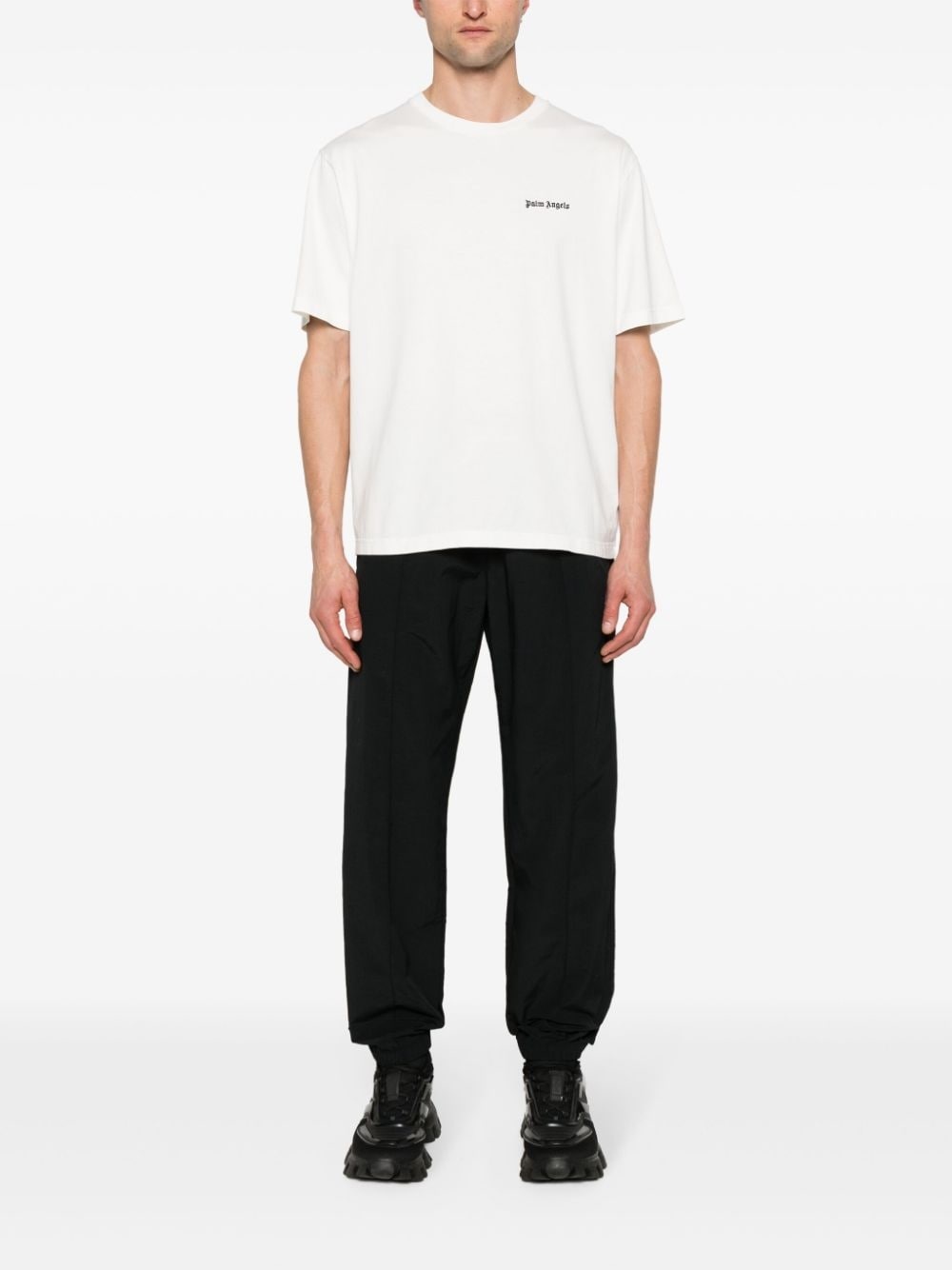 embroidered-logo cotton T-shirt - 2