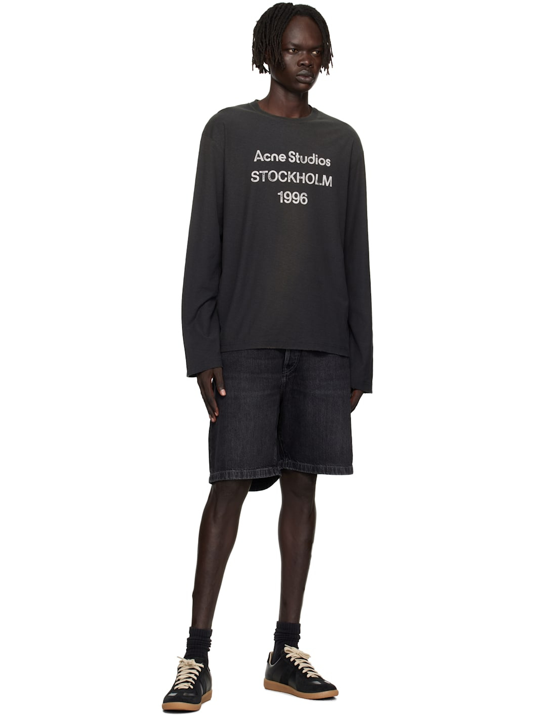 Black Logo Relaxed Fit T-shirt - 4
