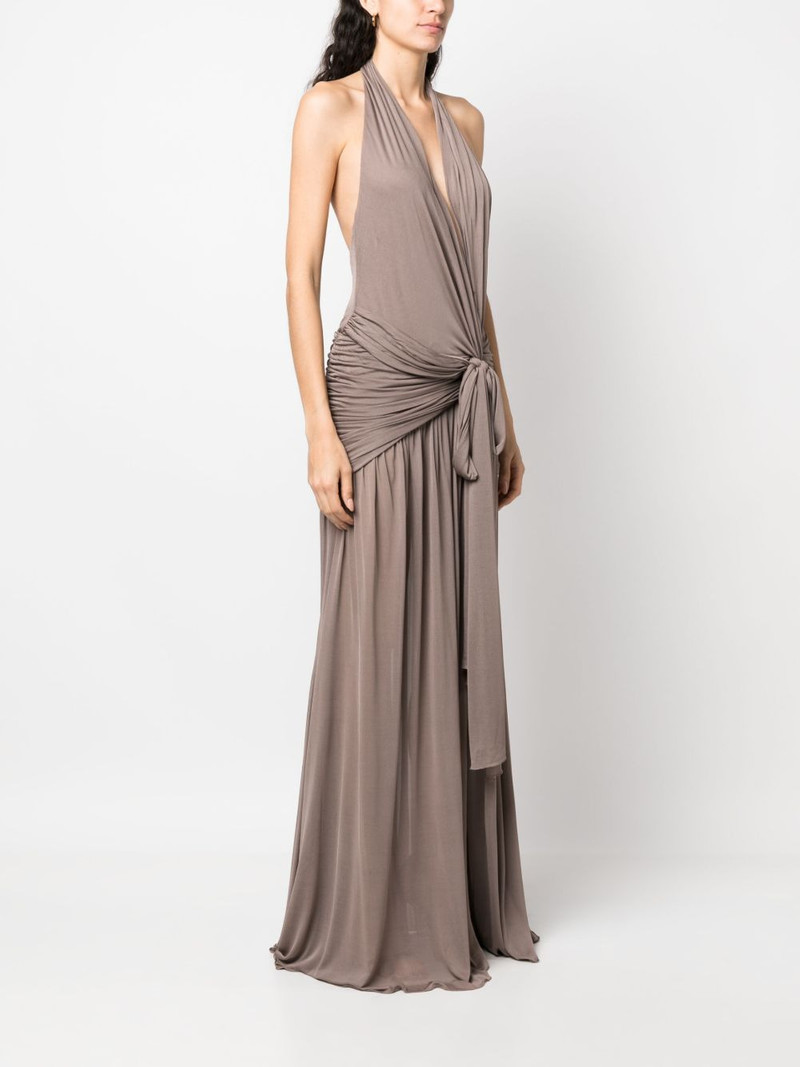 halterneck backless gown 3