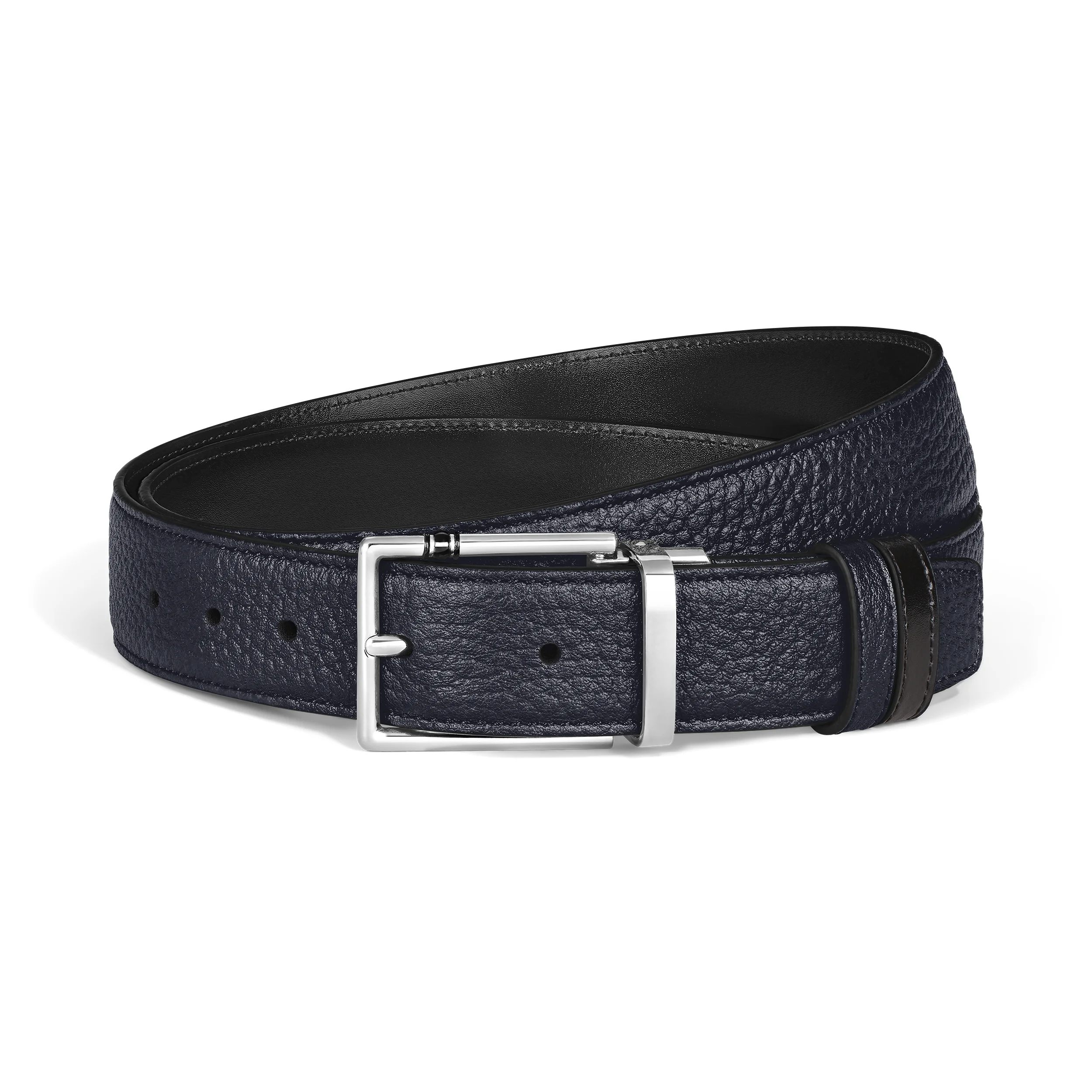30 MM REVERSIBLE BELT IN GRAIN LEATHER WITH RECTANGULAR MEISTERSTÜCK BUCKLE - 1