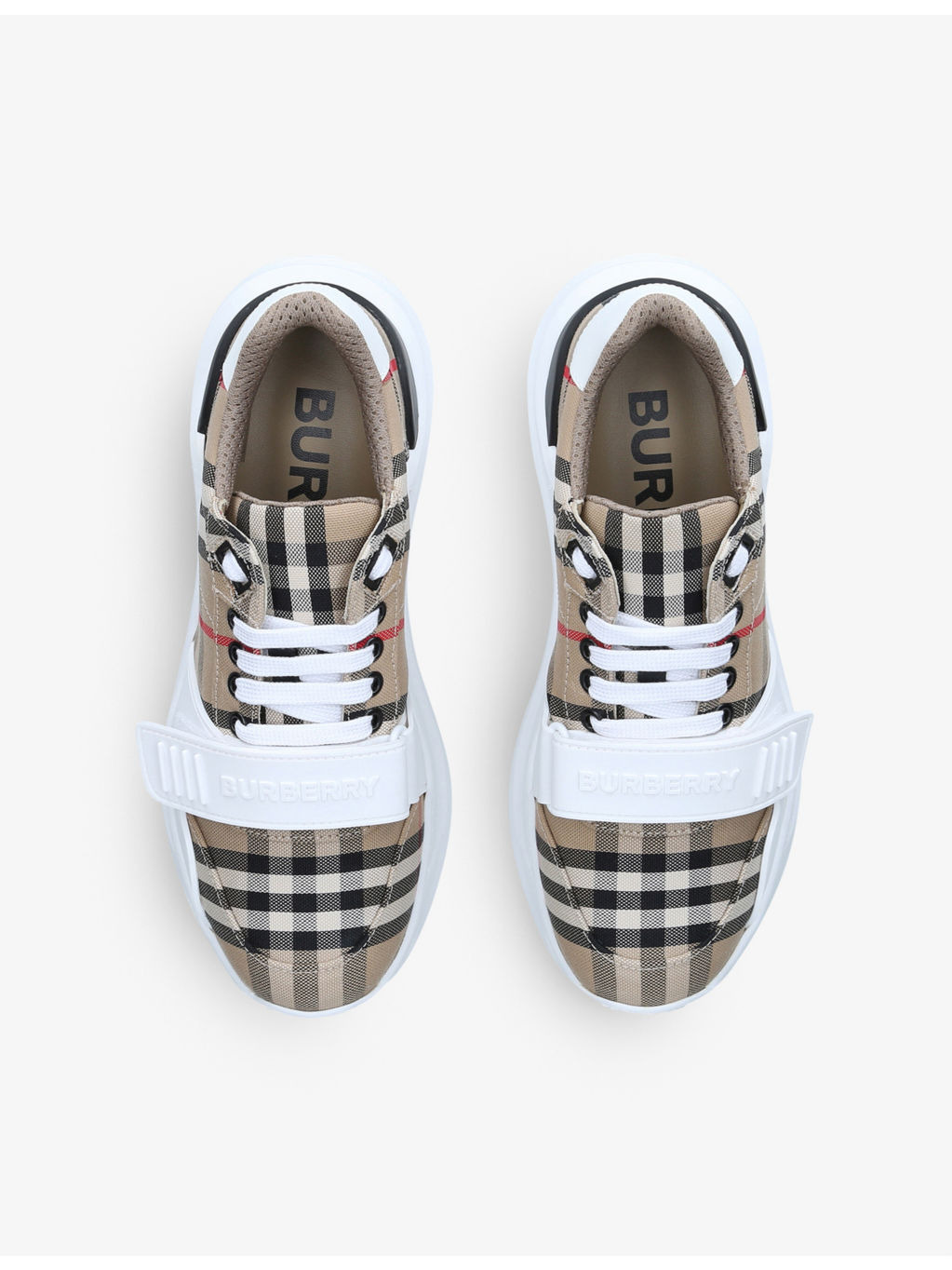 New Regis vintage check canvas trainers - 2