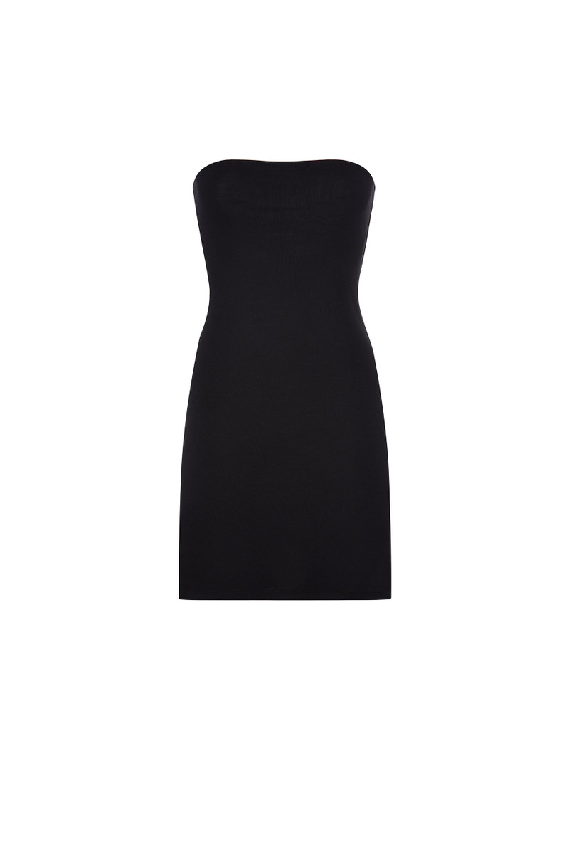 The Tube Dress: Cotton Jersey Black 1