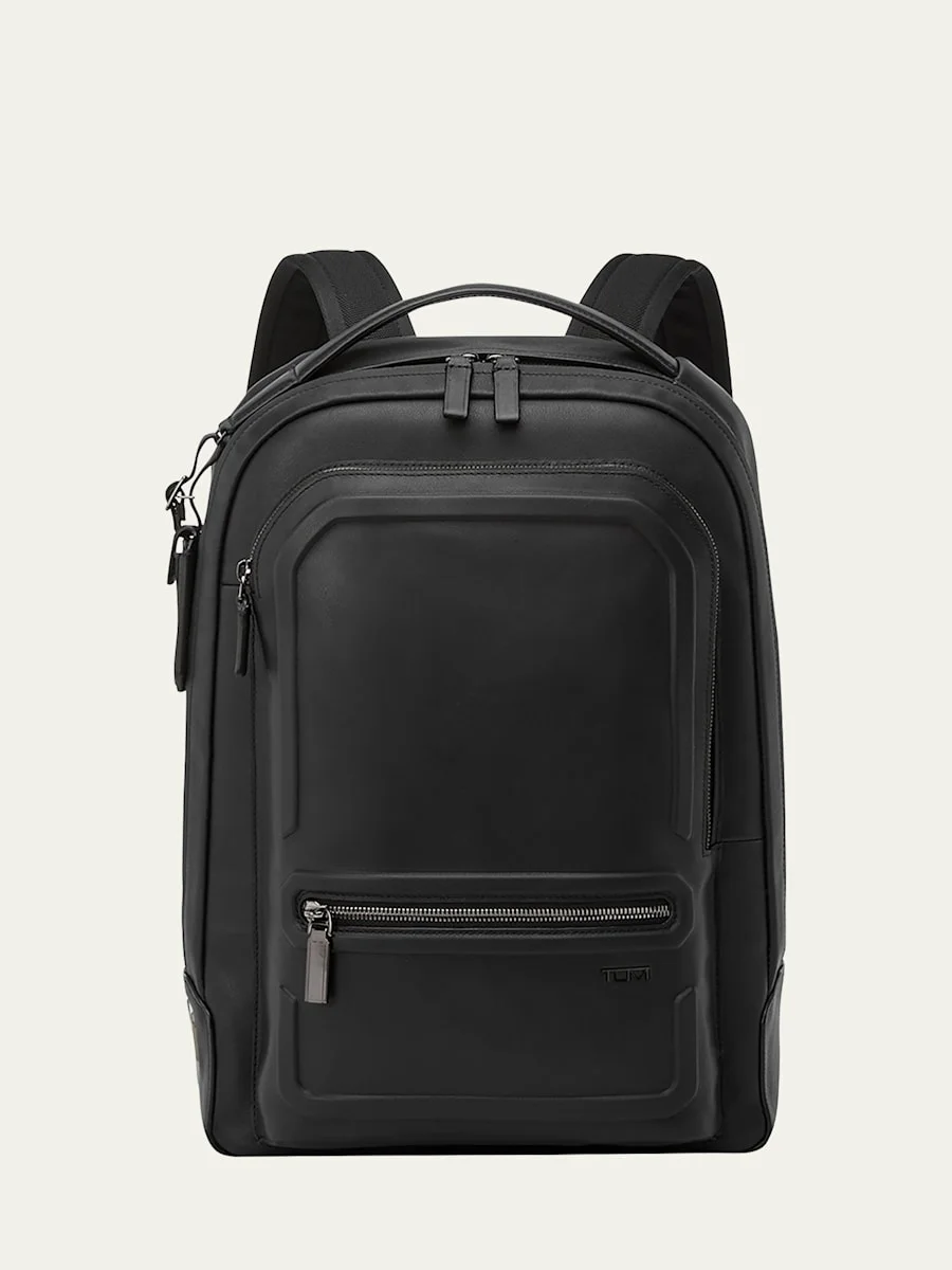 Harrison Bradner Leather Backpack - 1