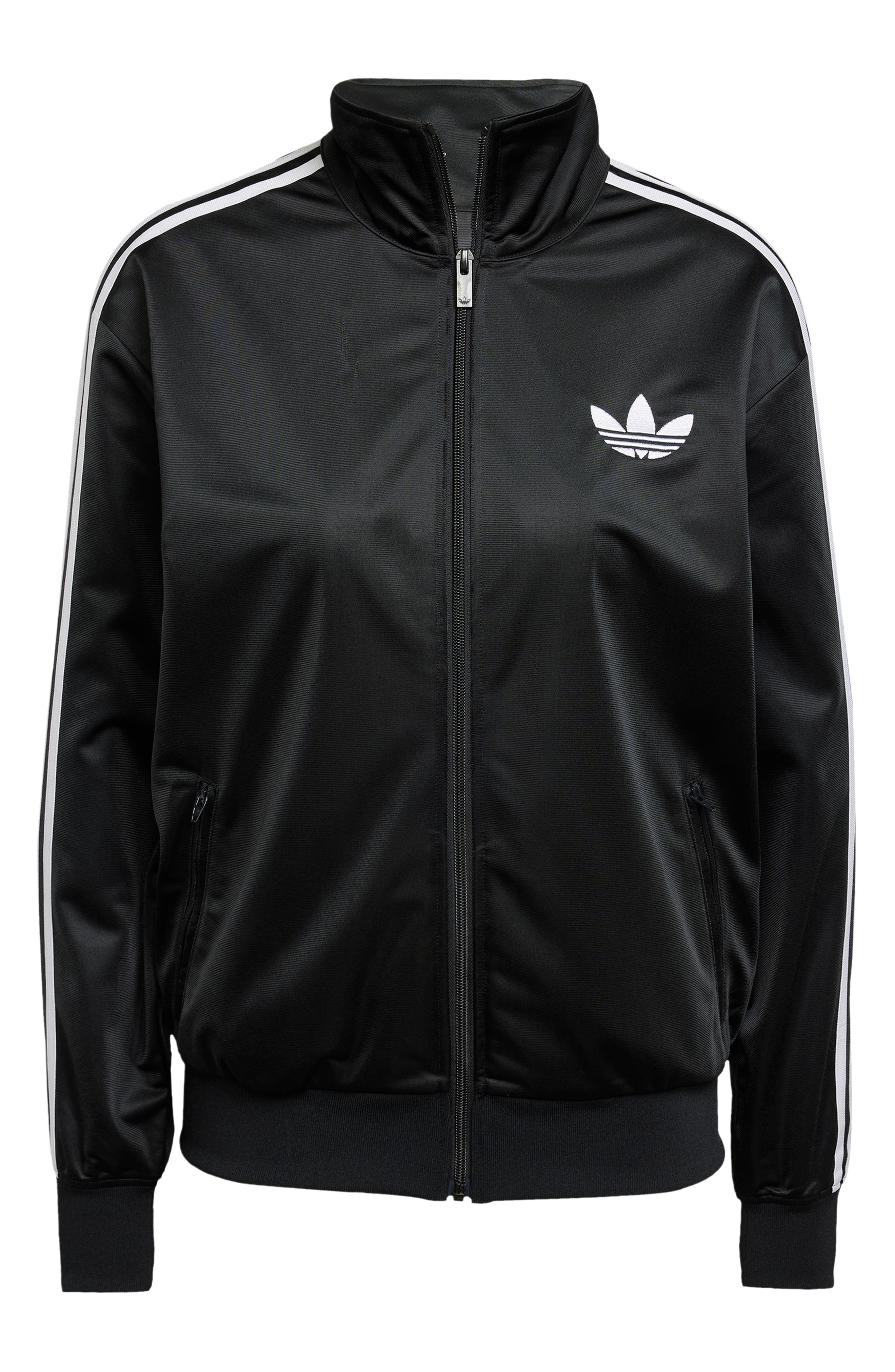 adidas Firebird Recycled Polyester Track Jacket in Black at Nordstrom - 4