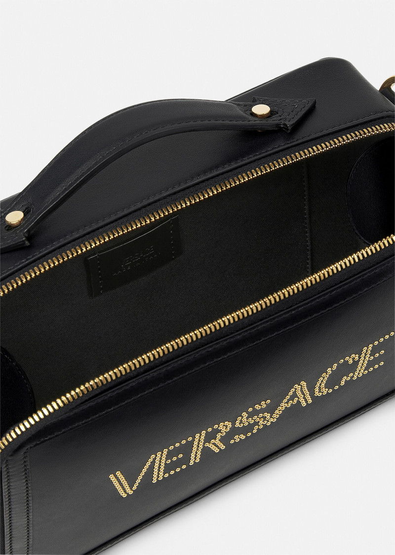 Studded Logo Messenger Bag 4