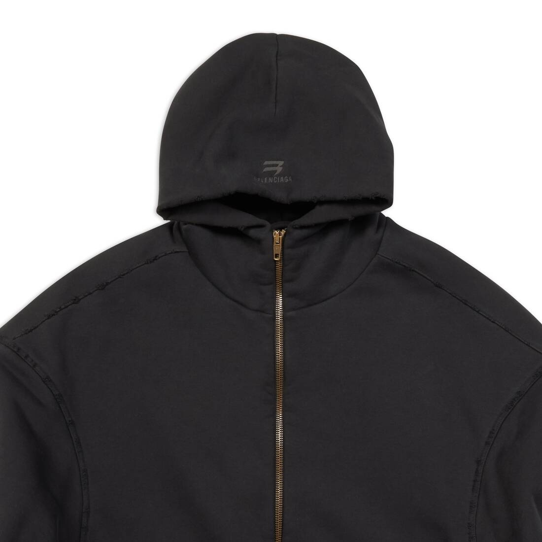 BALENCIAGA sporty b bomber hoodie | REVERSIBLE