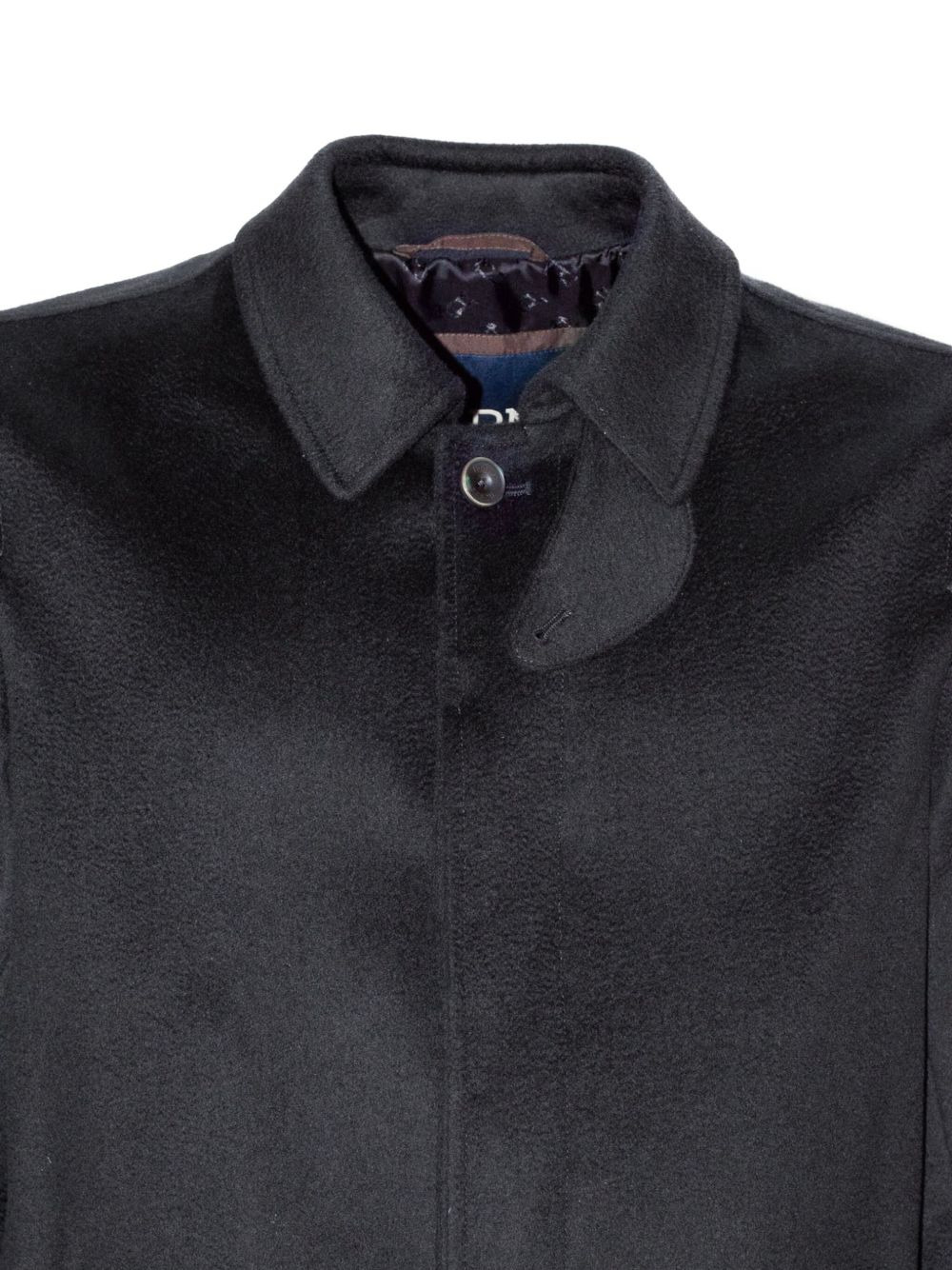 single-breasted wool coat - 4