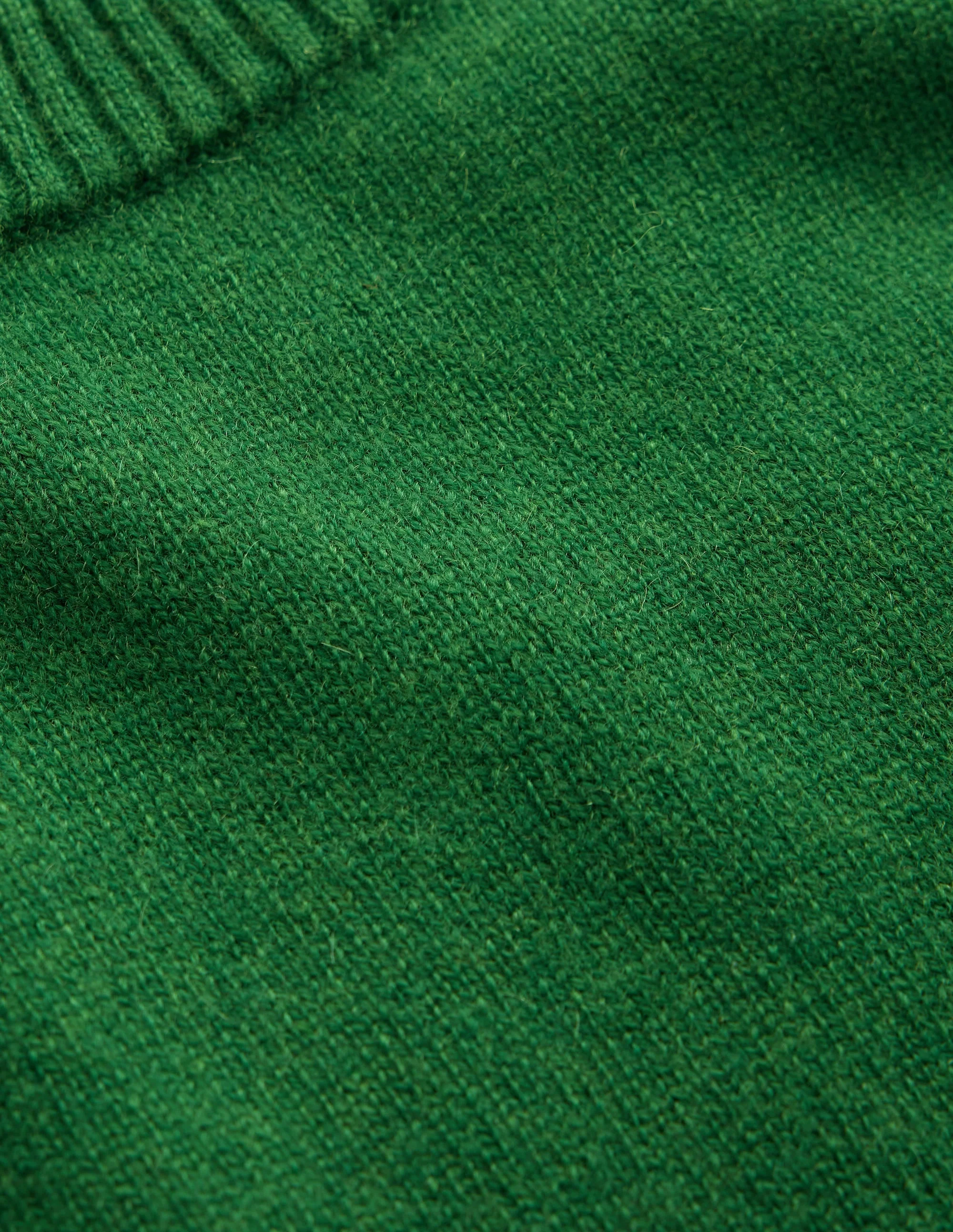 Elsie Cashmere Crew T-shirt-Fresh Green - 1