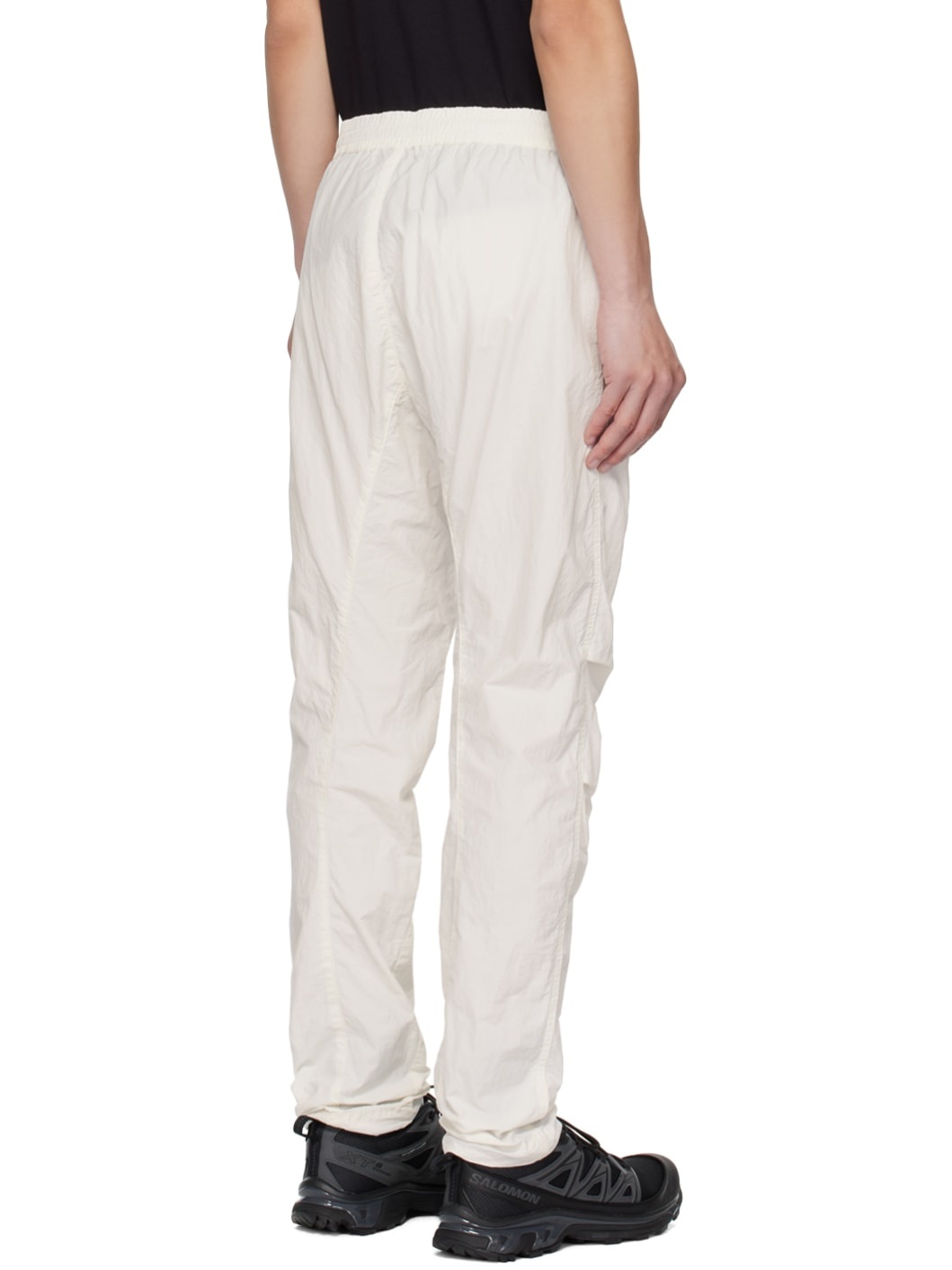 White Garment-Dyed Sweatpants - 3