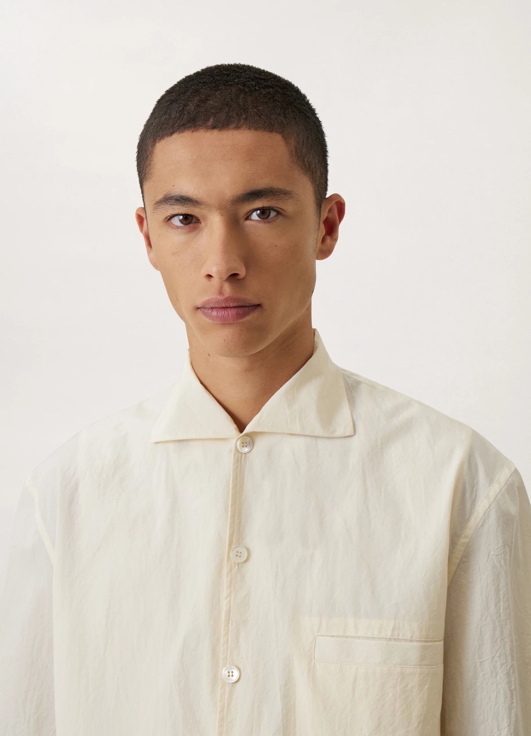 CAMP COLLAR SHIRT
CREPE COTTON - 9