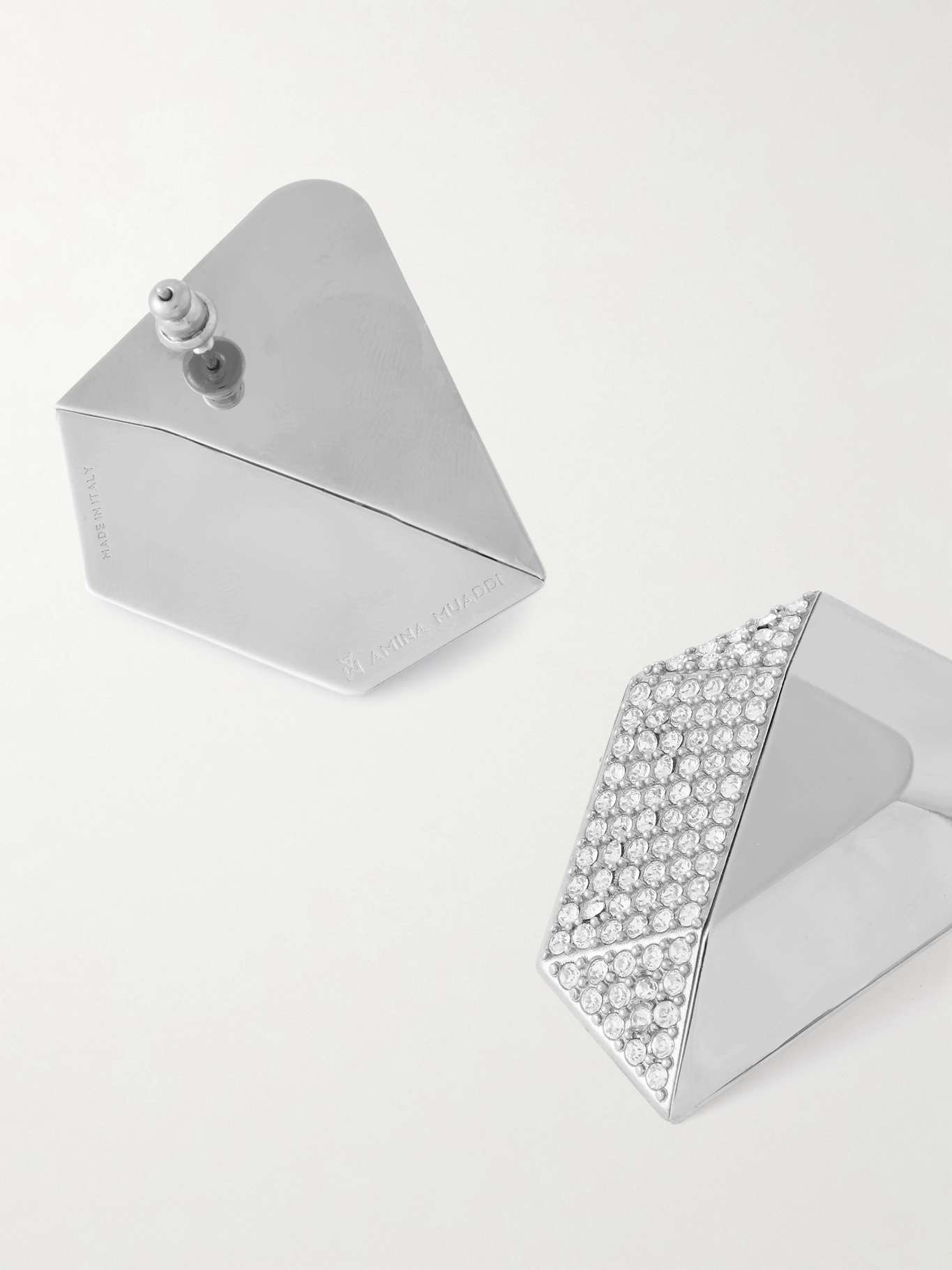 Gisele silver-tone crystal earrings - 3