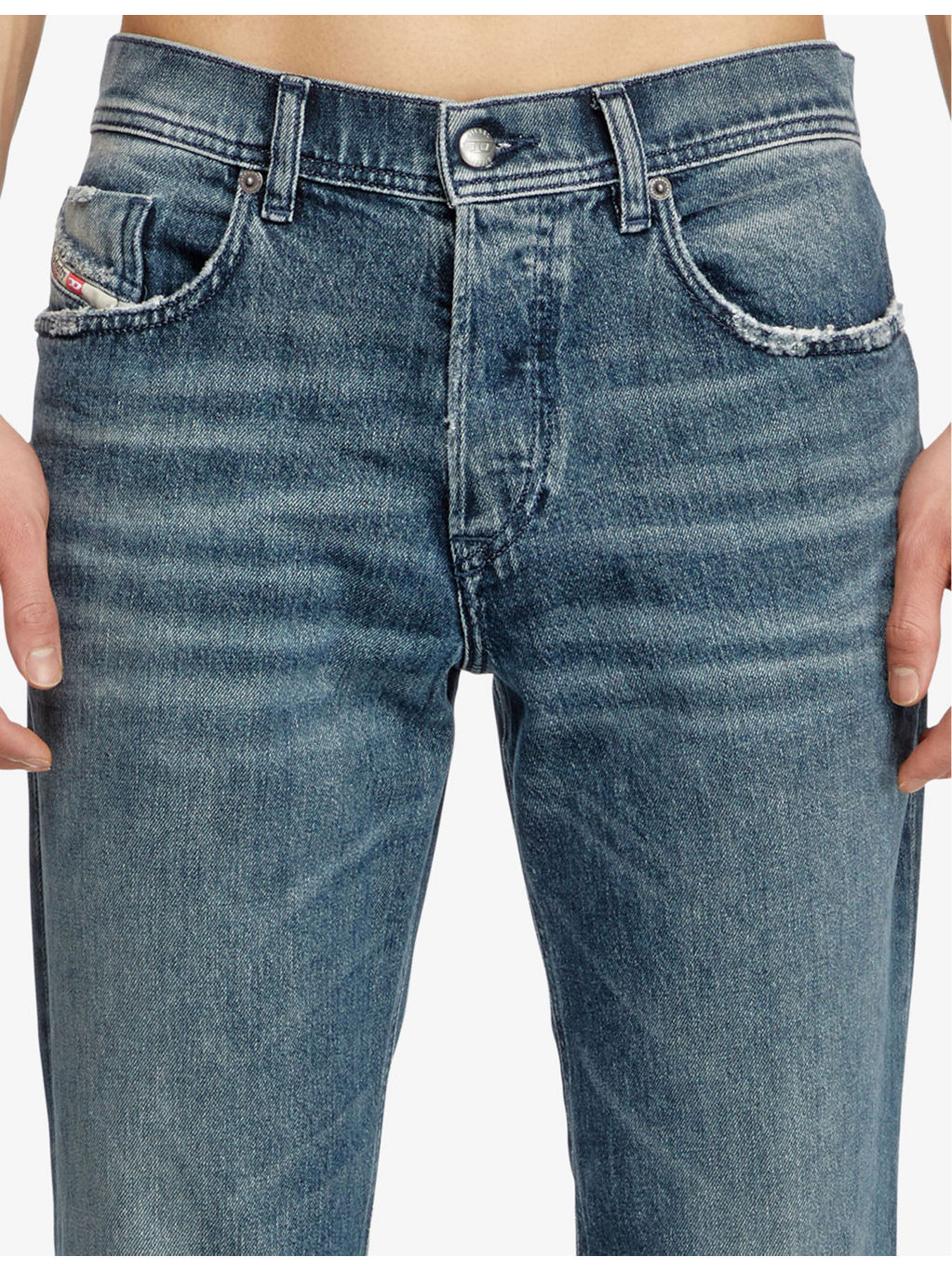 2023 D-Finitive Tapered-Leg Regular-Fit Denim-Blend Jeans - 5