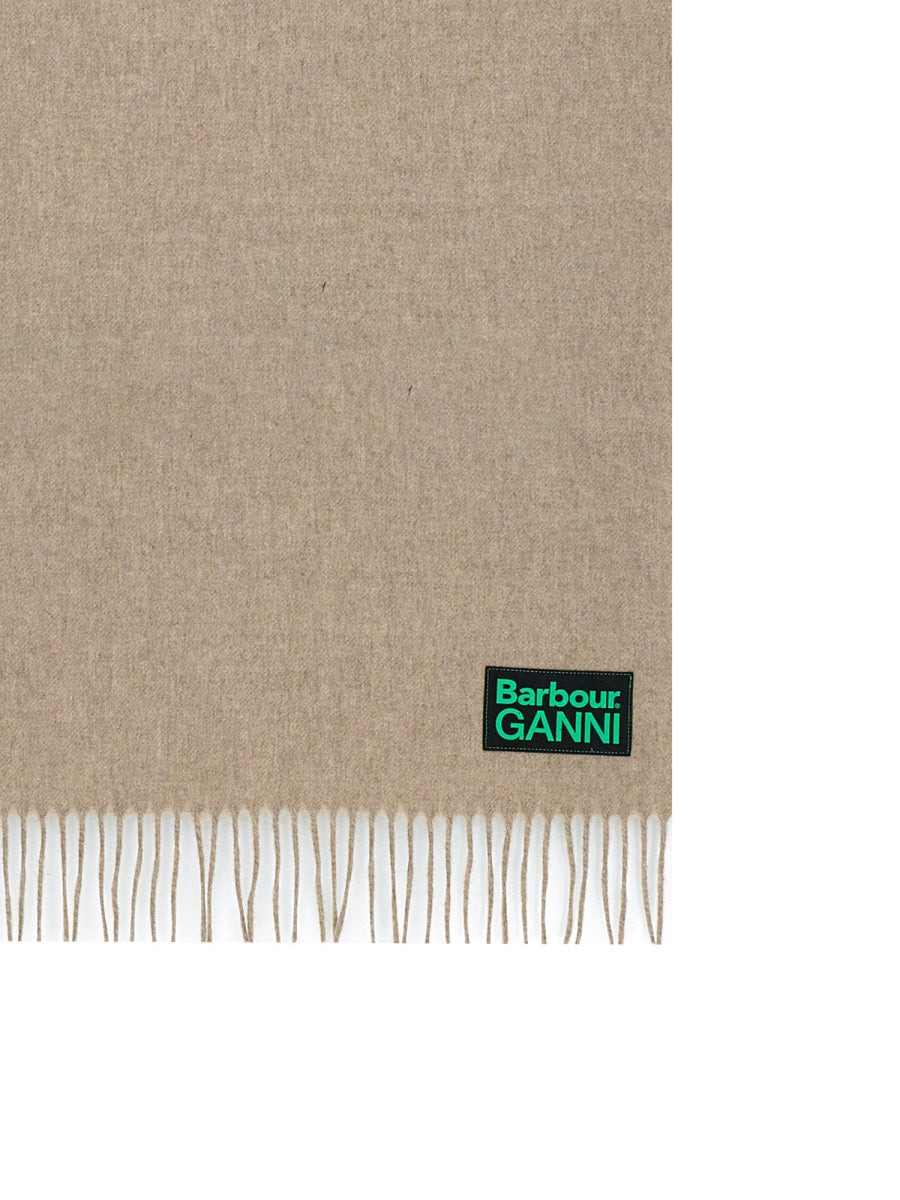 BARBOUR X GANNI - Barbour X Ganni Women Barbour Wool Scarf X Ganni - 3