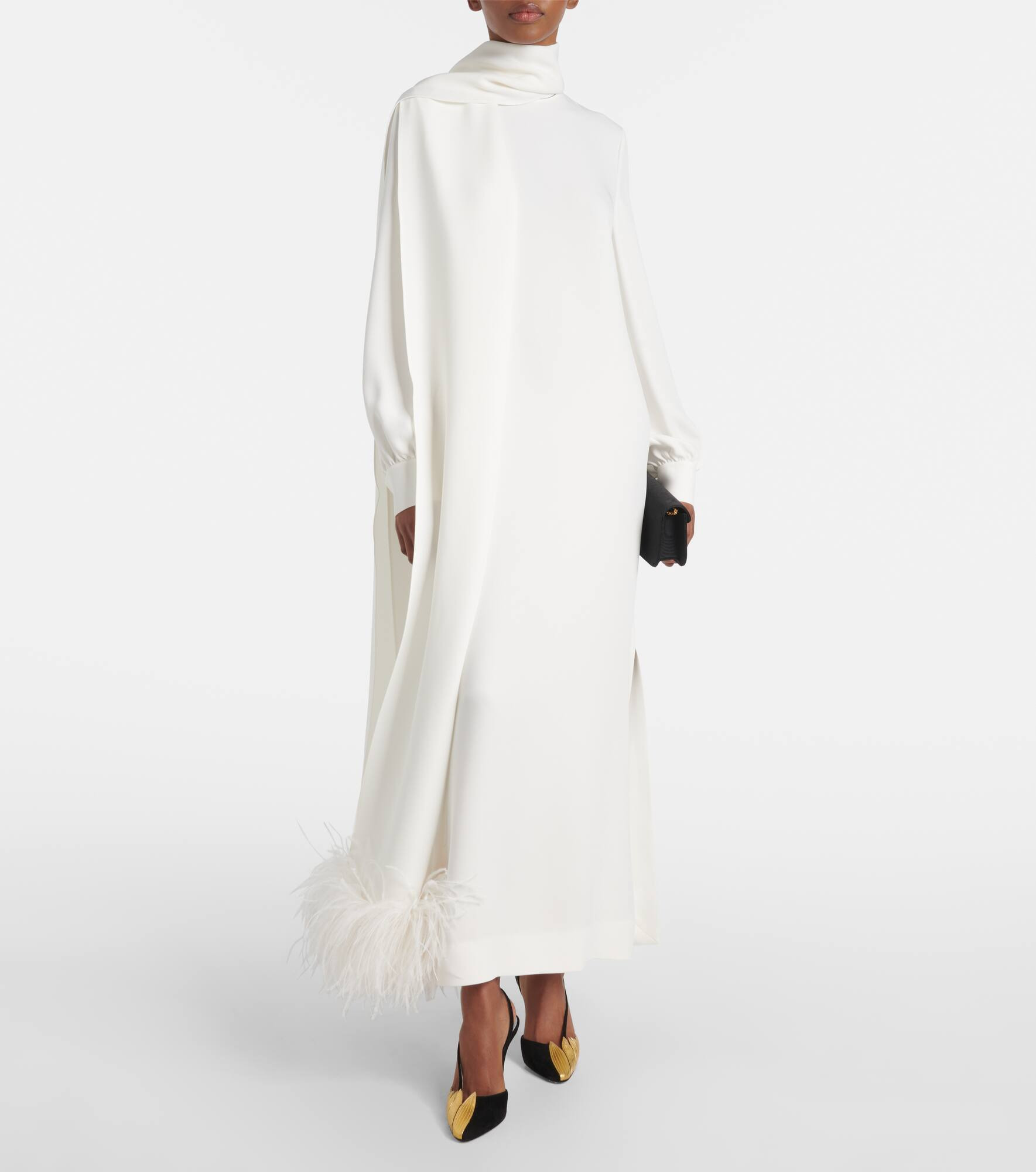 Cady Couture scarf-detail gown - 2