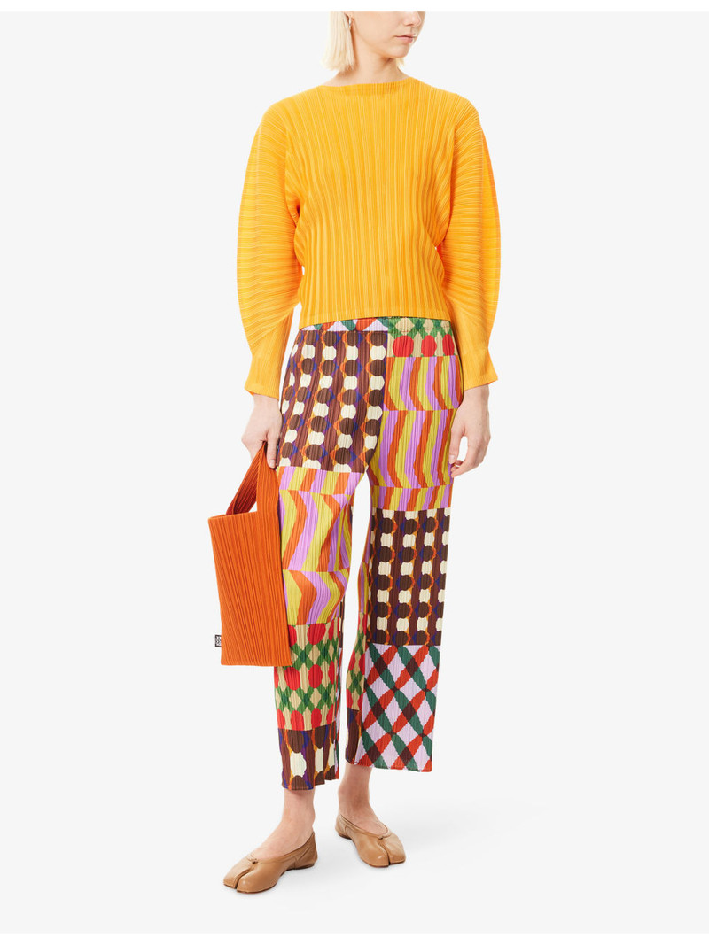 Pleats Please Issey Miyake Monthly Colours Long-Sleeve Knitted Cardigan outlook