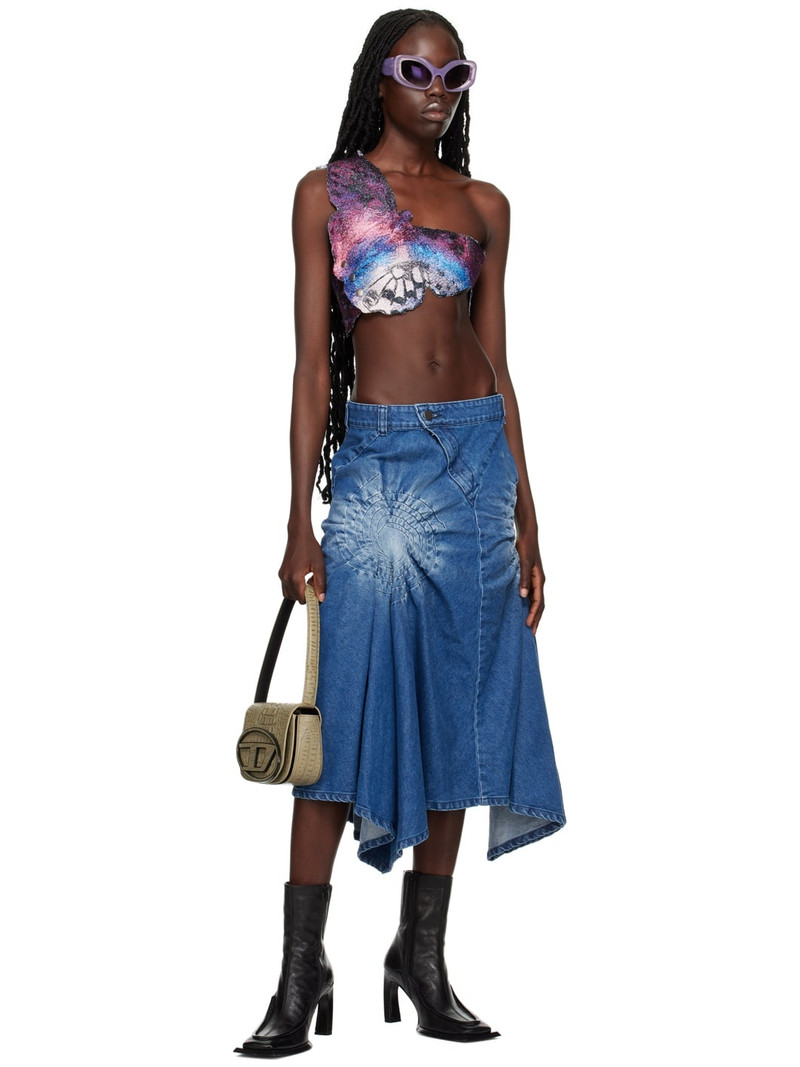 MASHA POPOVA Blue Drift Skirt outlook