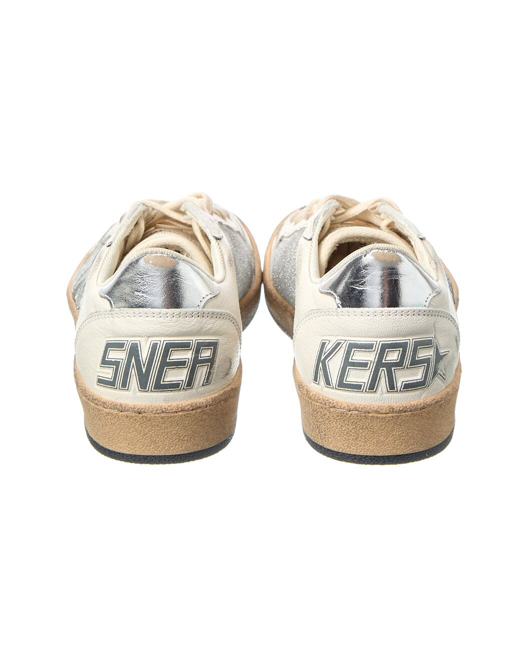 Golden Goose Ballstar Glitter & Leather Sneaker - 5