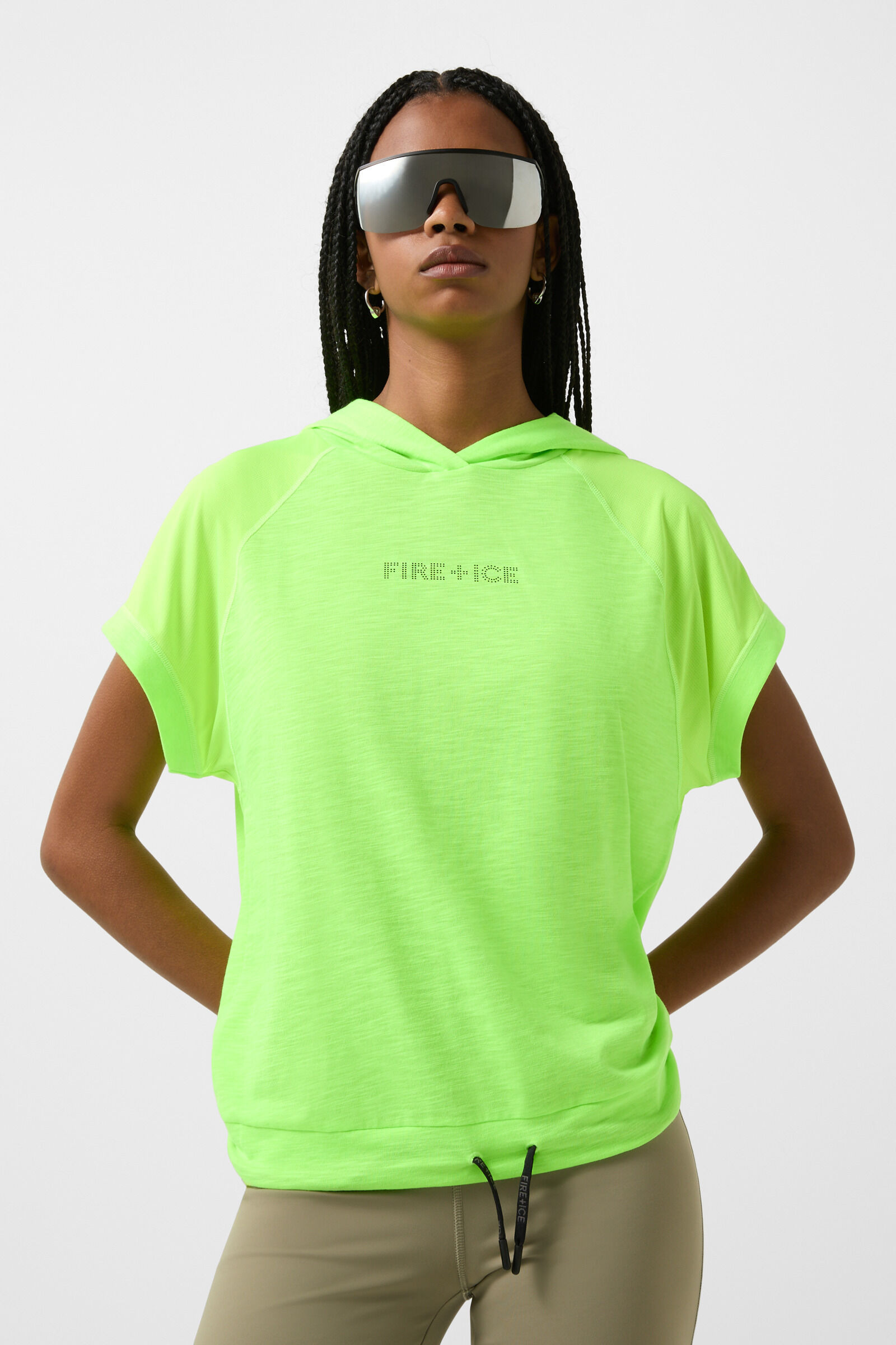 Damia hoodie in Lime - 2