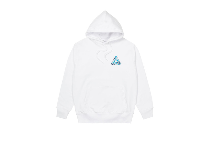 PALACE TRI-DIGI HOOD WHITE outlook
